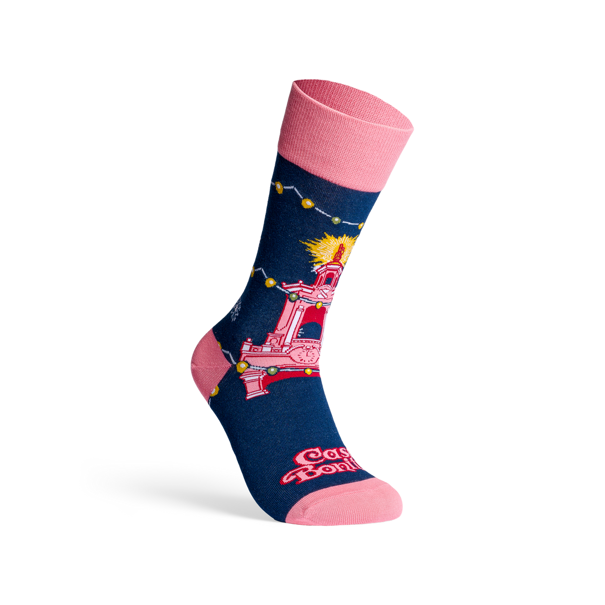Casa Bonita Starry Night Ugly Christmas Sweater Socks