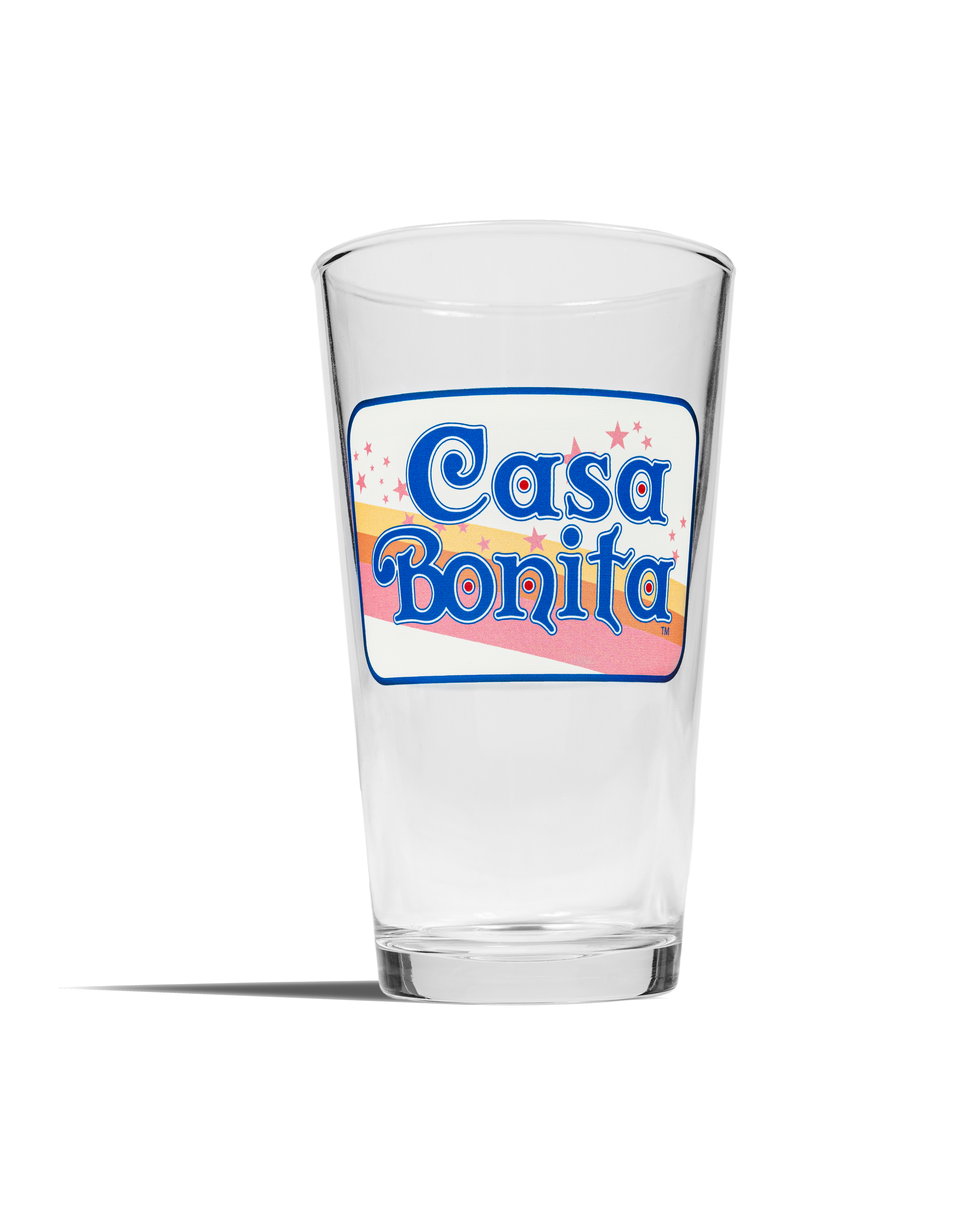 Casa Bonita Badge Pint Glass