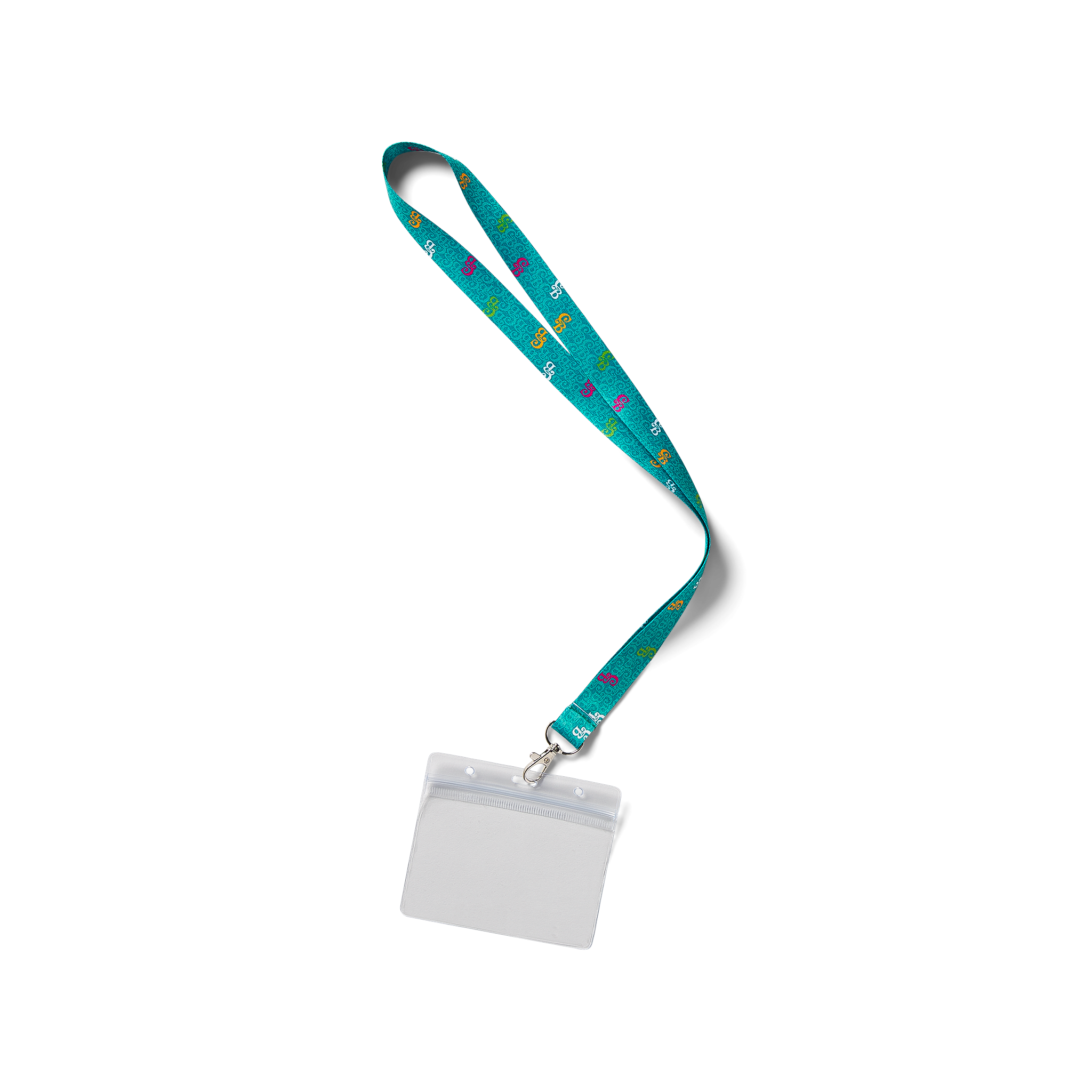 Casa Bonita Teal Lanyard