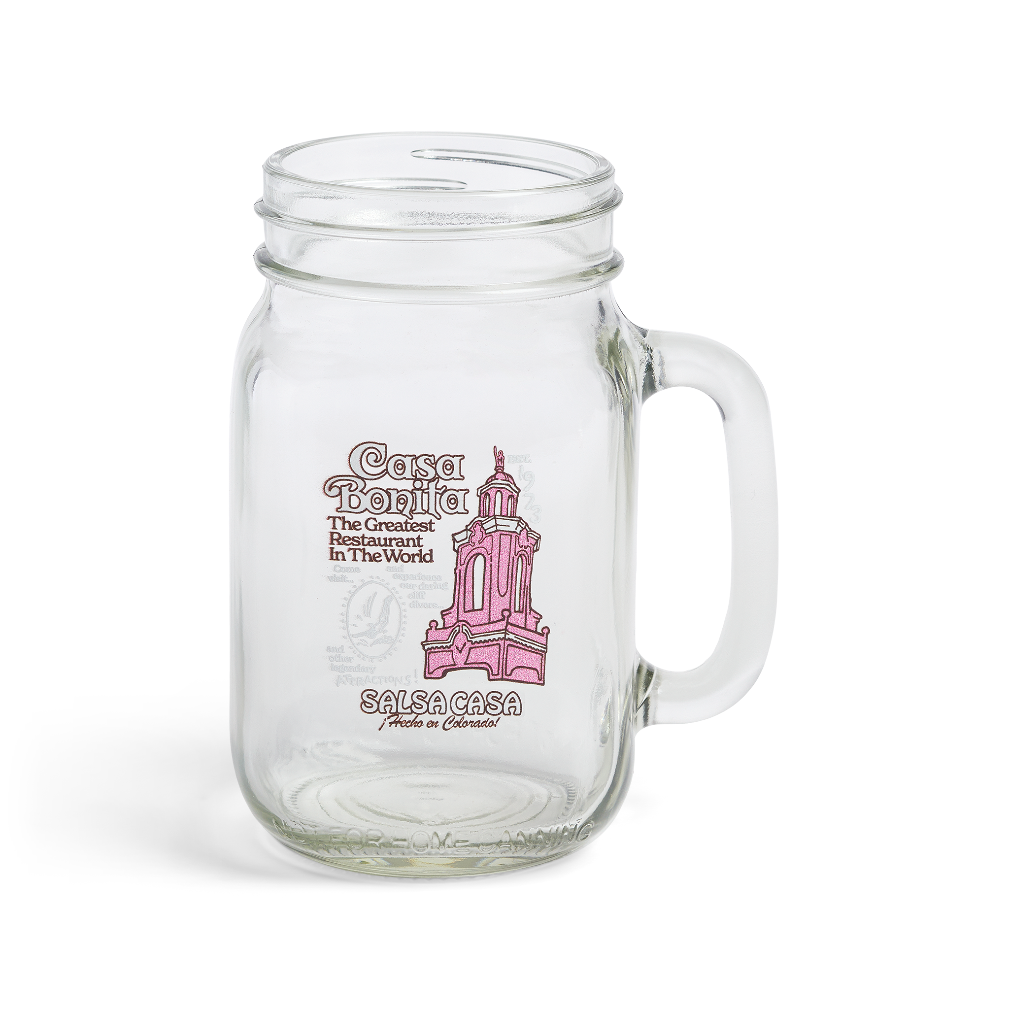 Casa Bonita Salsa Casa Mason Jar Mug