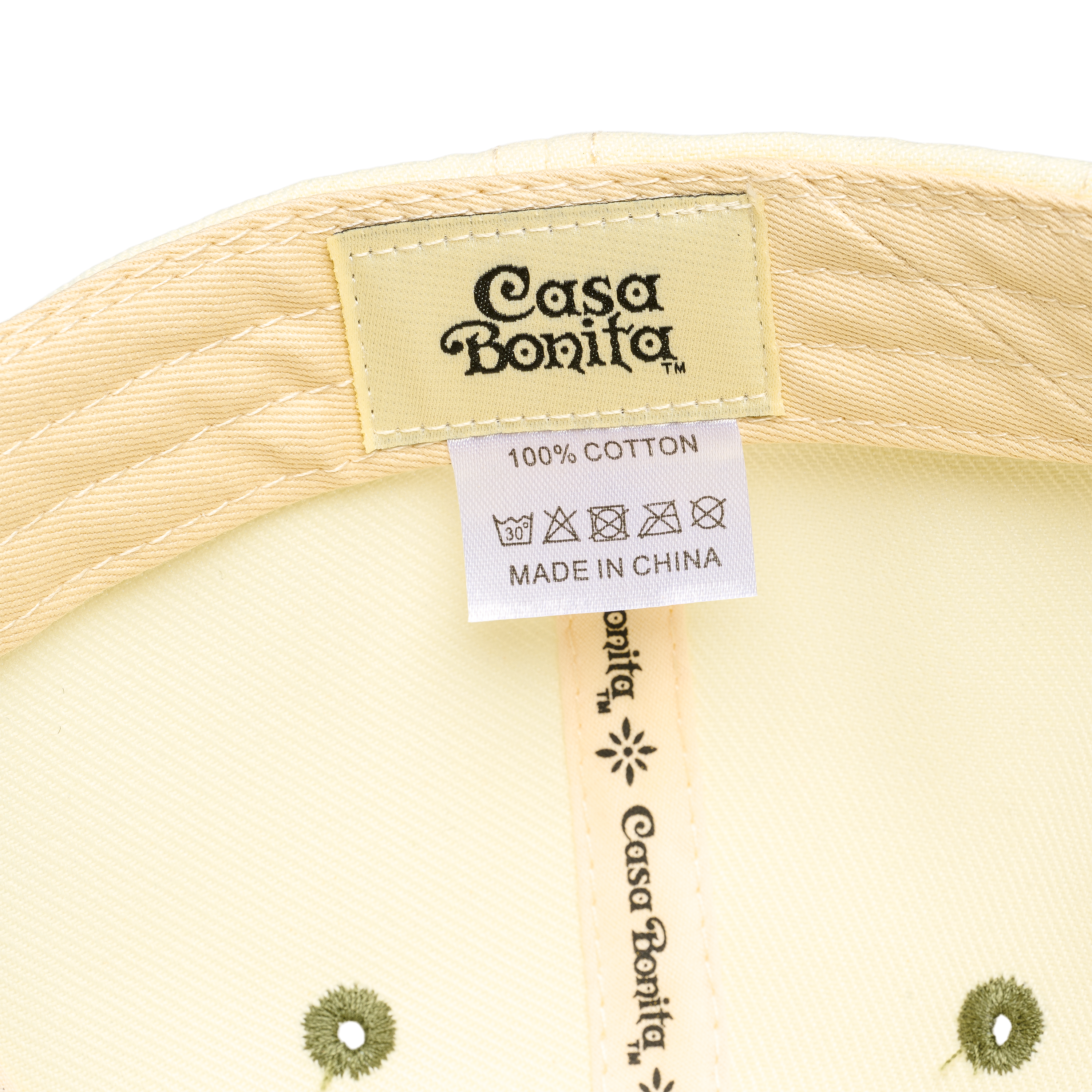 Casa Bonita Cream Two-Tone Retro Diver A-Frame Hat