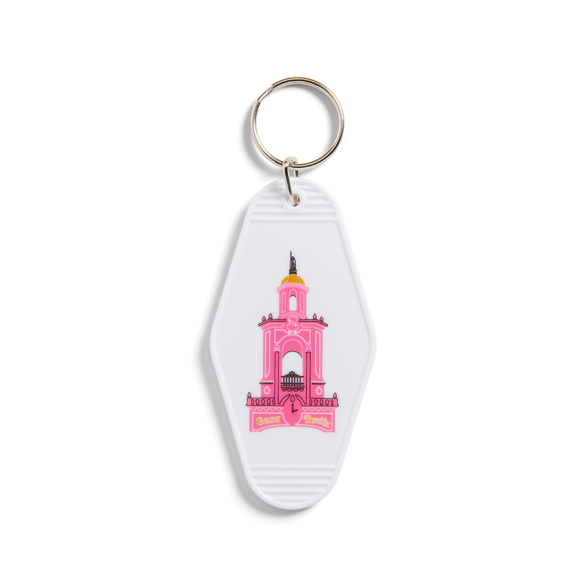 Casa Bonita Retro Motel Keychain