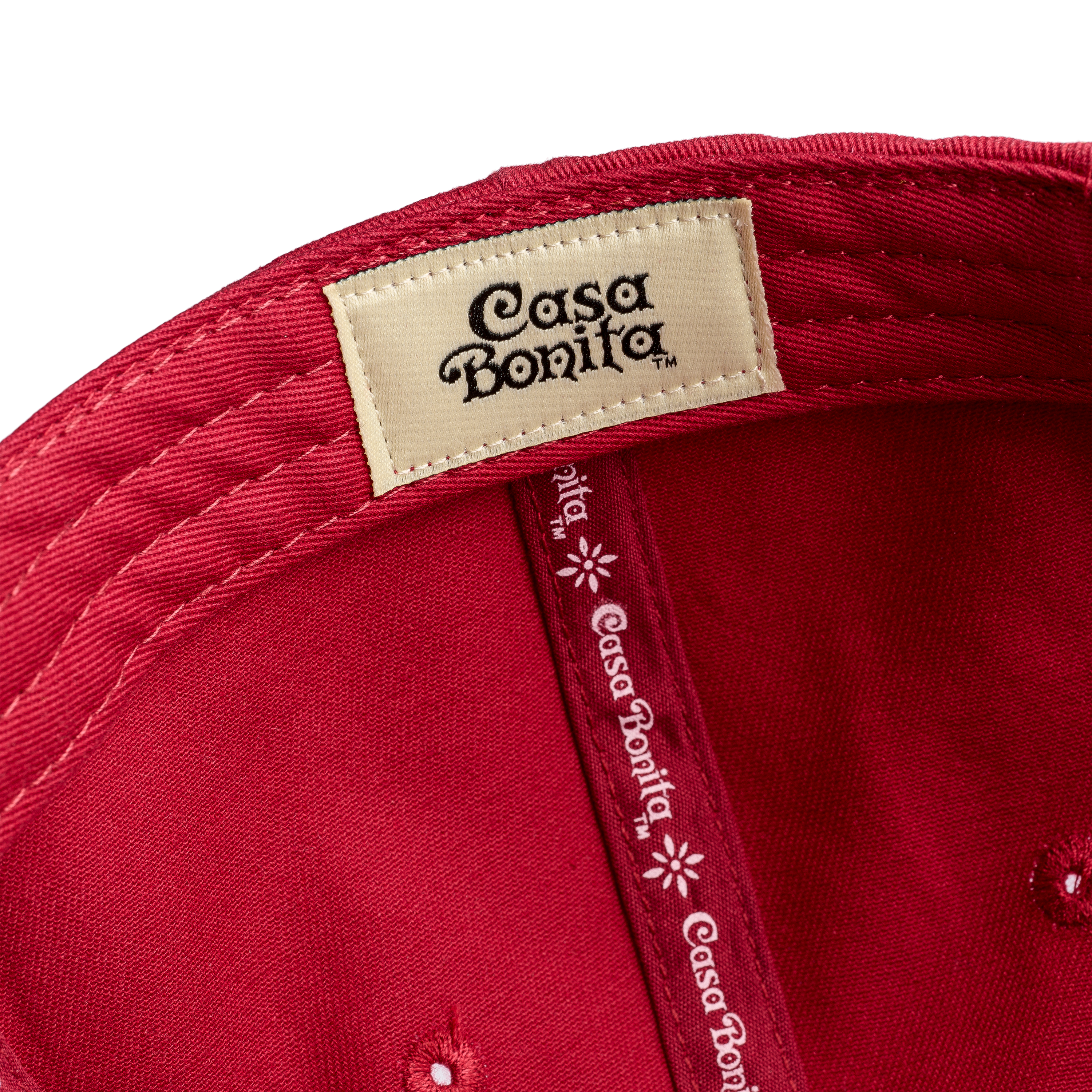 Casa Bonita Maroon Sunrise Tower Baseball Hat