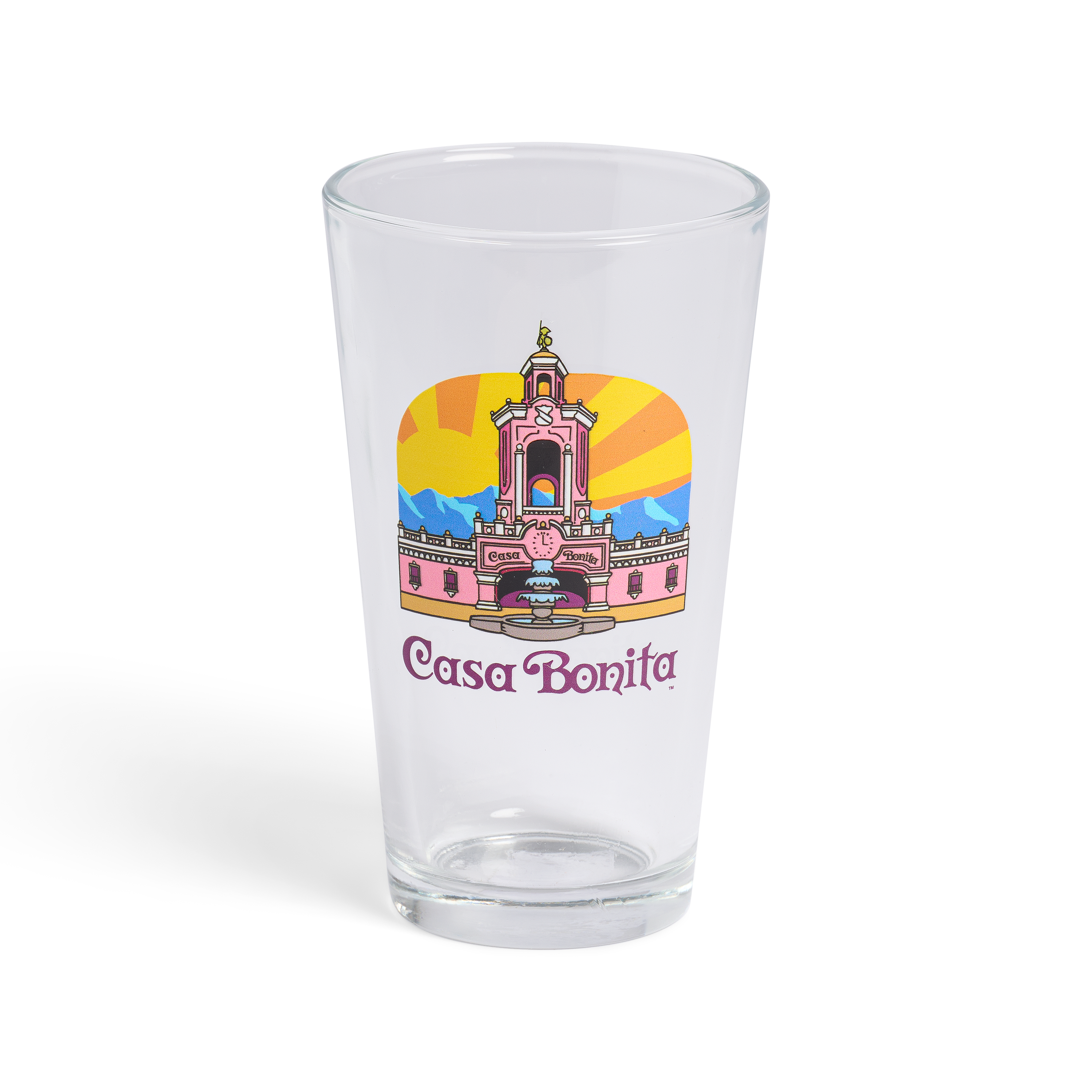 Casa Bonita Retro Tower Pint Glass