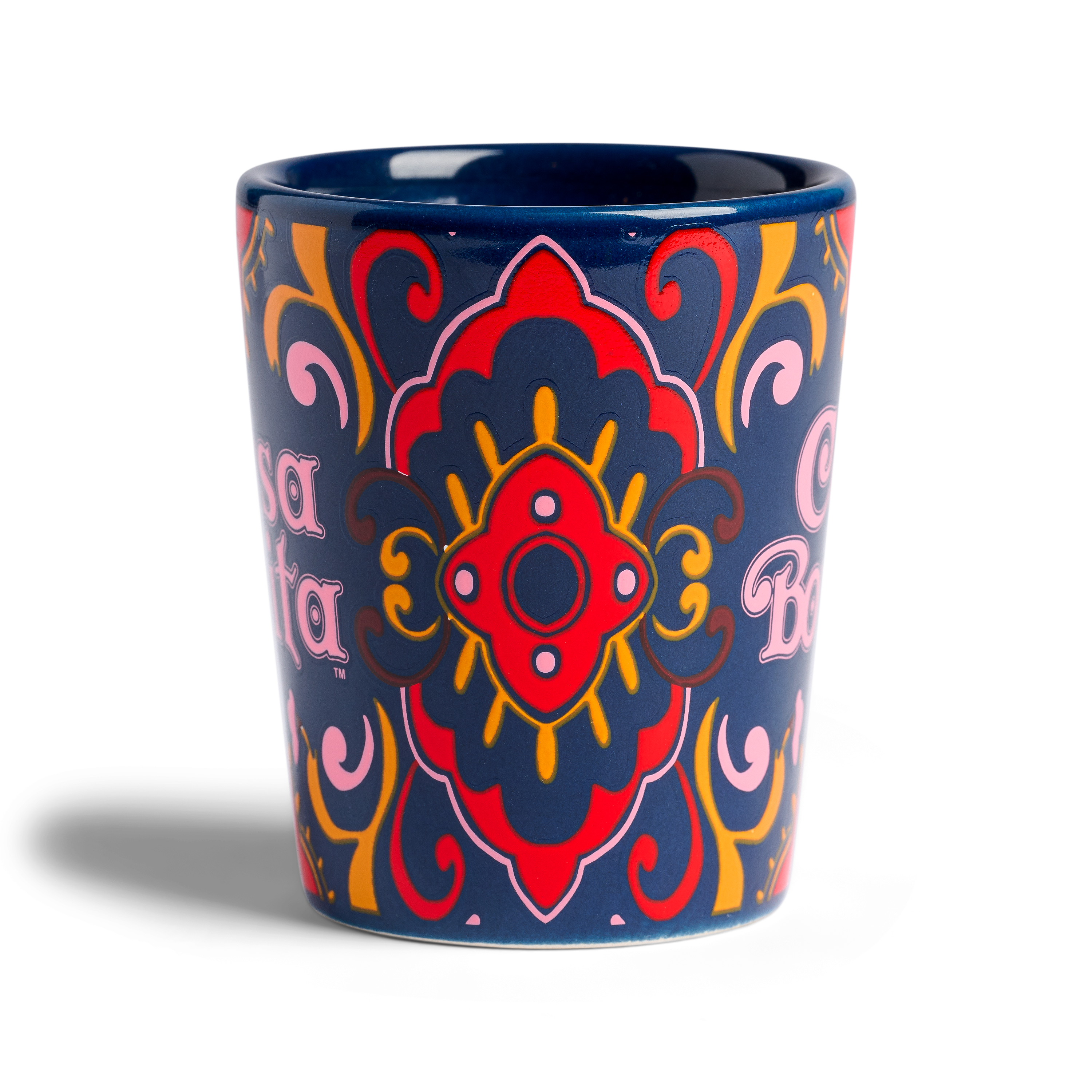 Casa Bonita Navy Sopaipilla Flag Shot Glass