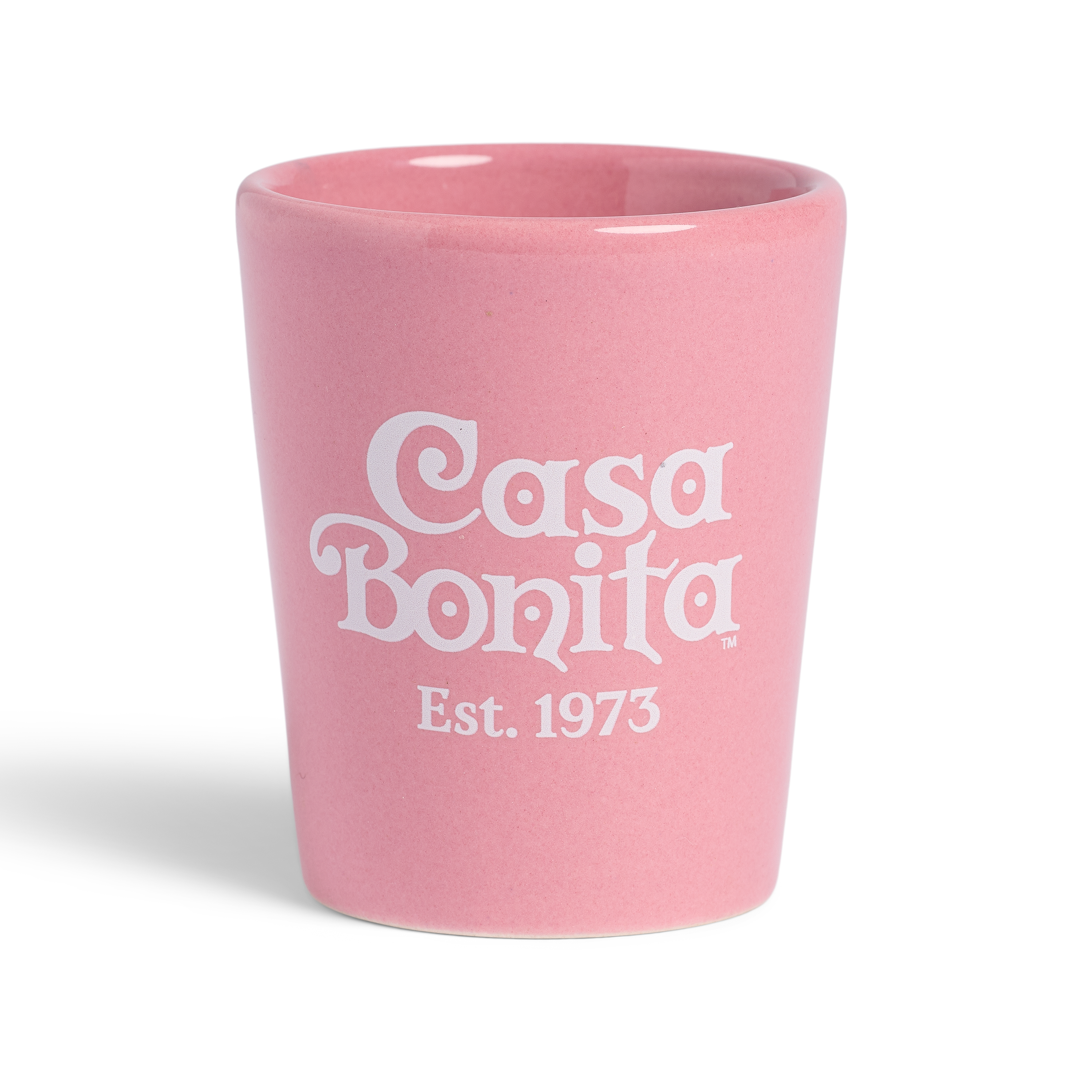 Casa Bonita Pink Logo Shot Glass