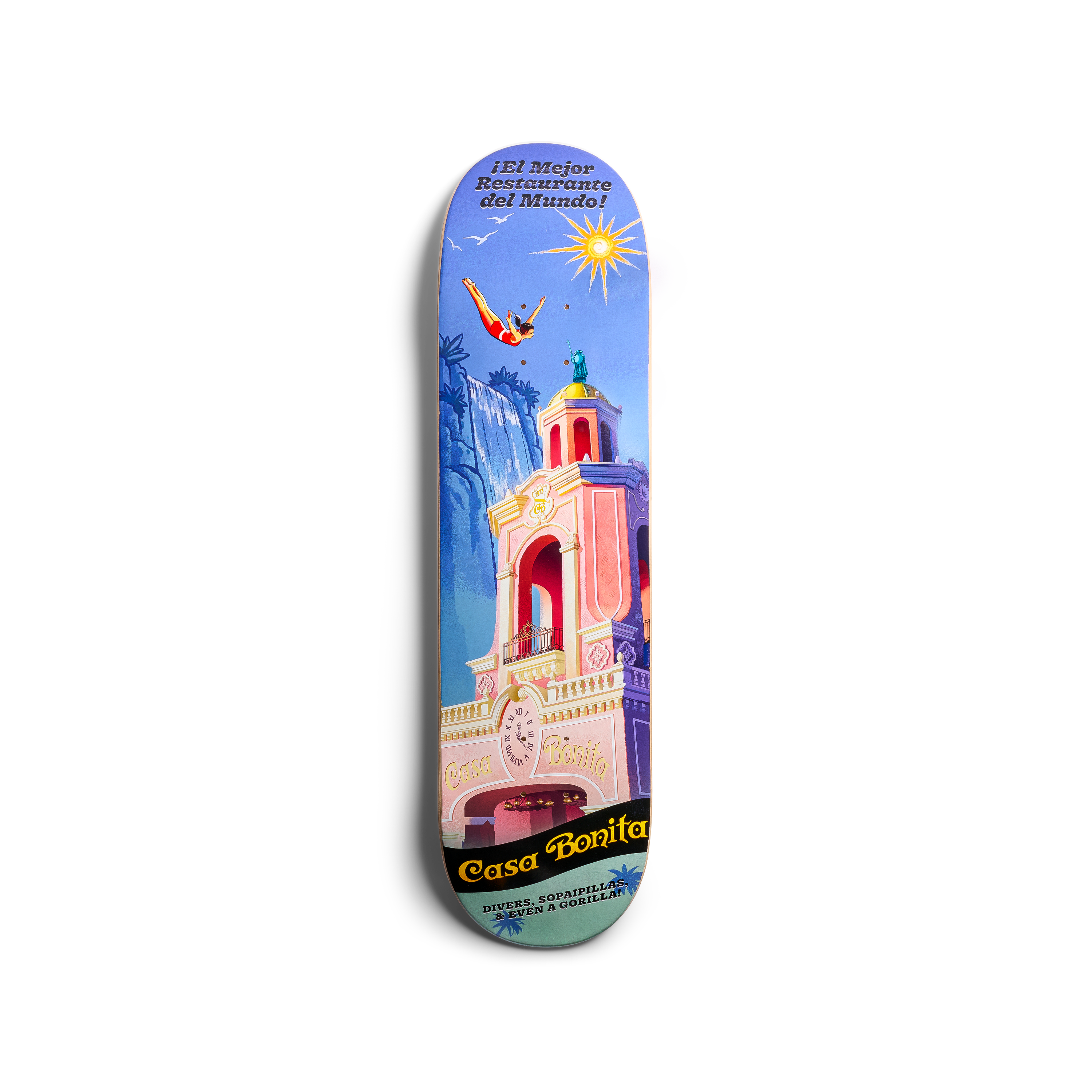 Casa Bonita Greatest Restaurant in the World Skateboard Deck