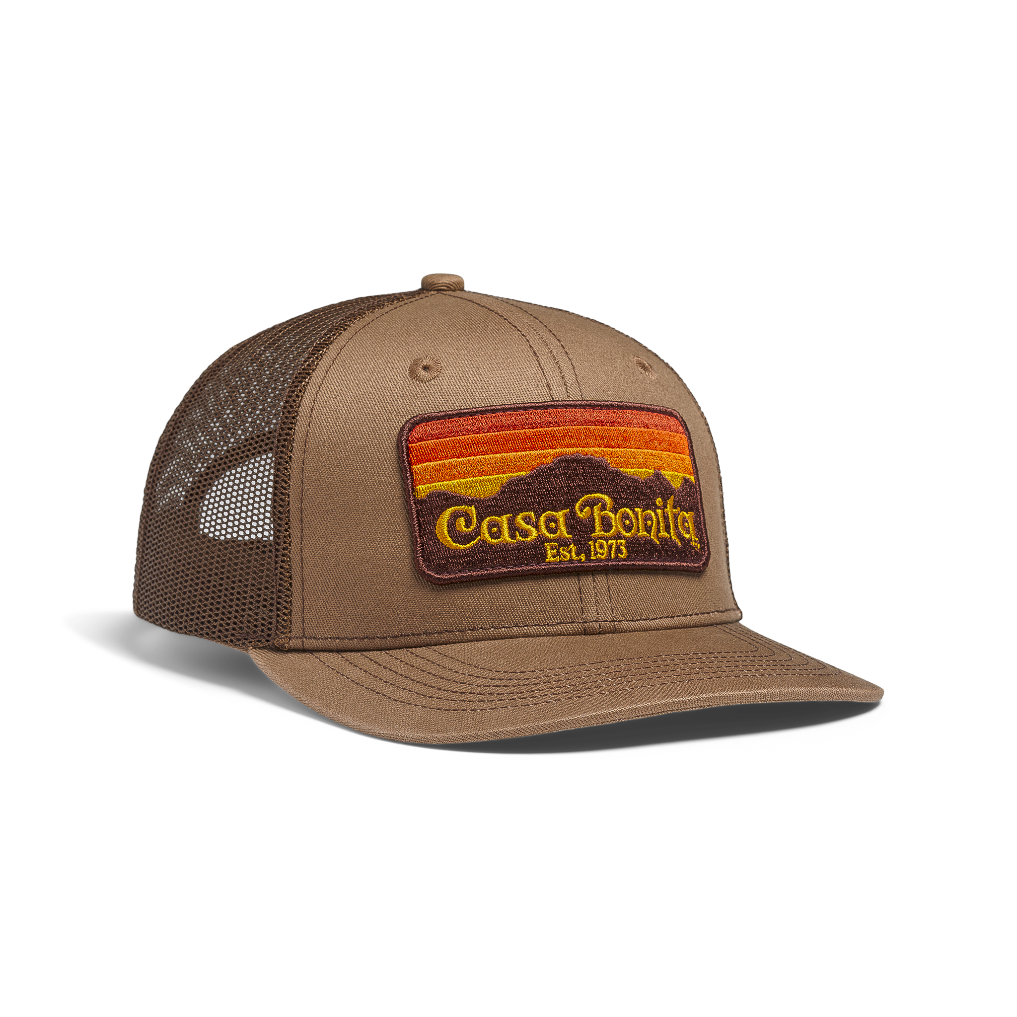 Casa Bonita Brown Front Range Structured Snapback