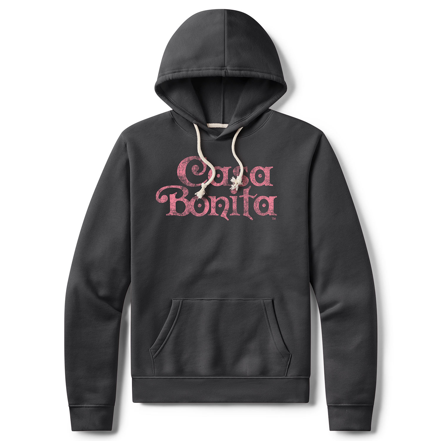 Casa Bonita Black Distressed Wordmark Hoodie