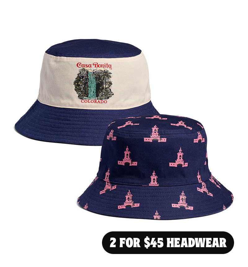 Casa Bonita Reversible Tower Bucket Hat