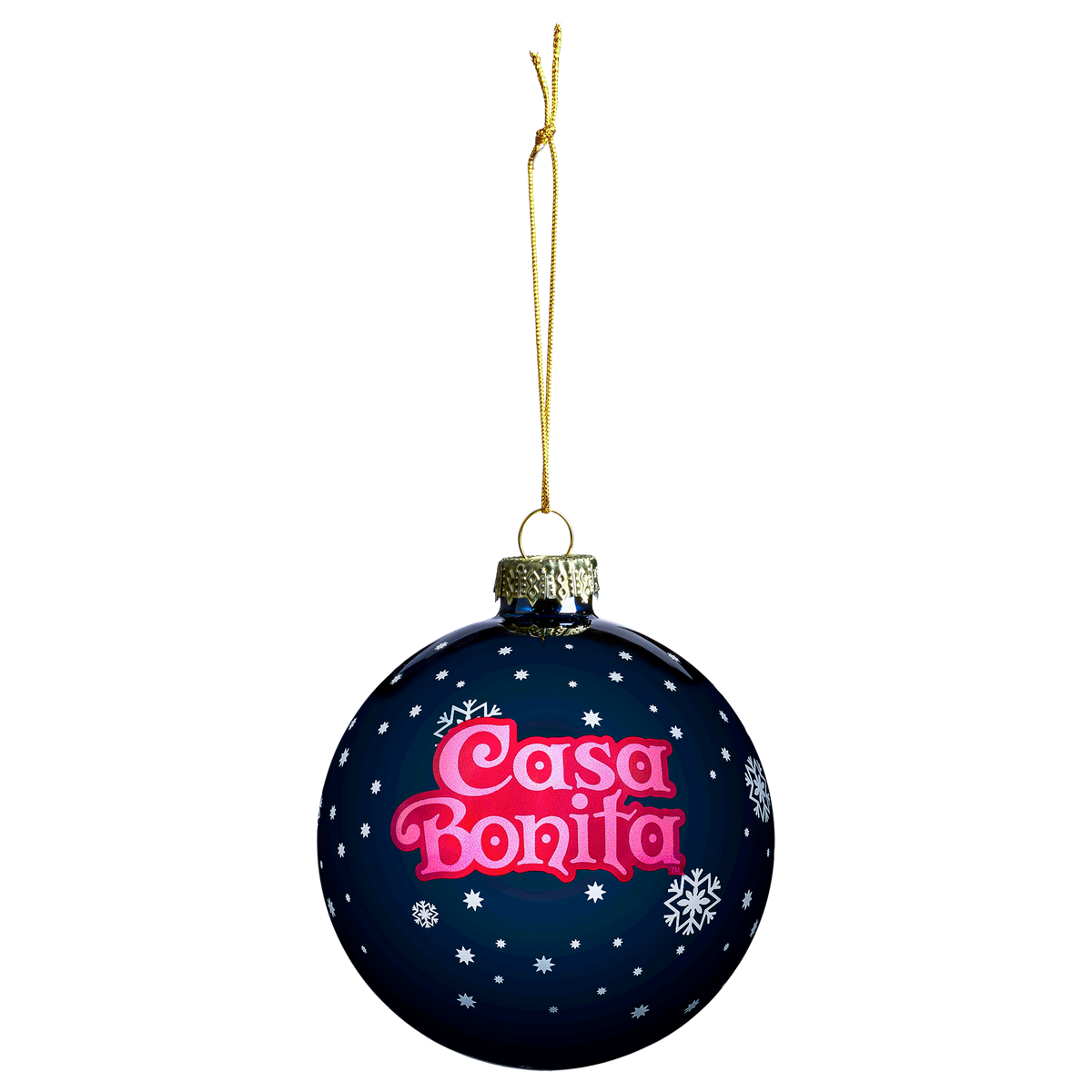Casa Bonita Starry Night Glass Ball Ornament