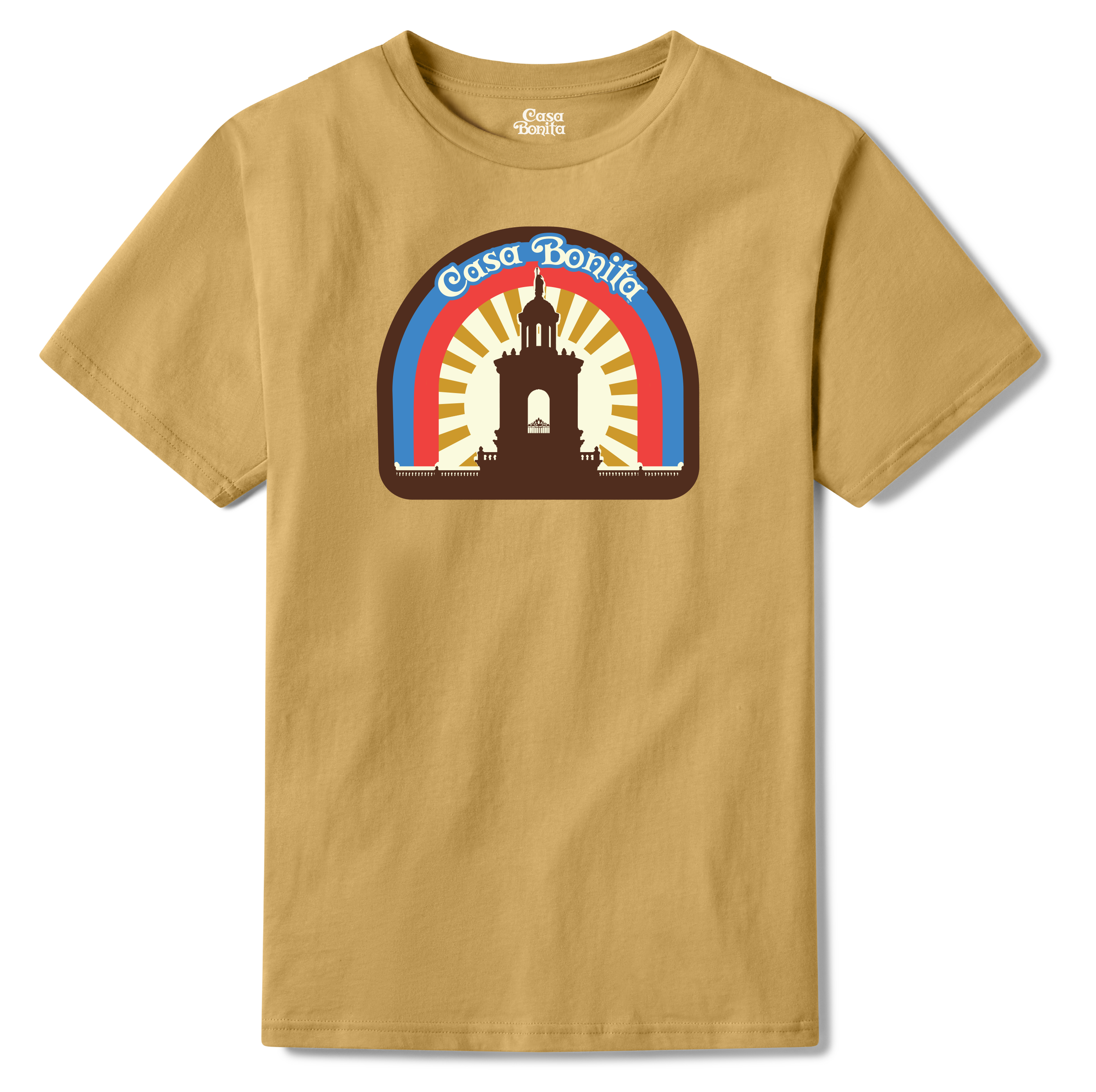 Casa Bonita Mustard Sunrise Tower T-Shirt