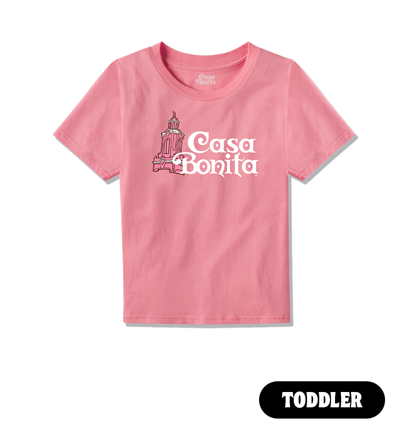 Casa Bonita Toddler Pink Tower Logo T-Shirt