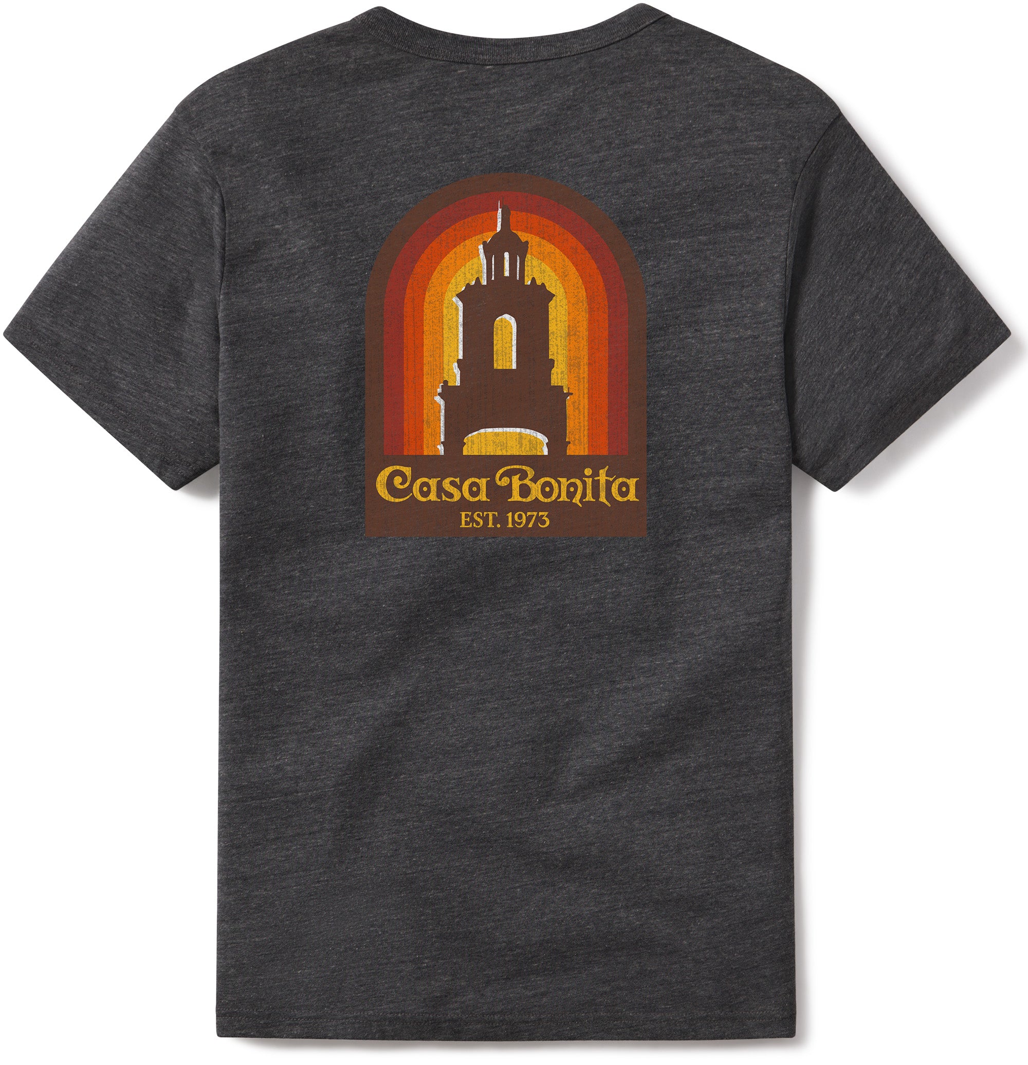 Casa Bonita Black Sunset Tower T-Shirt