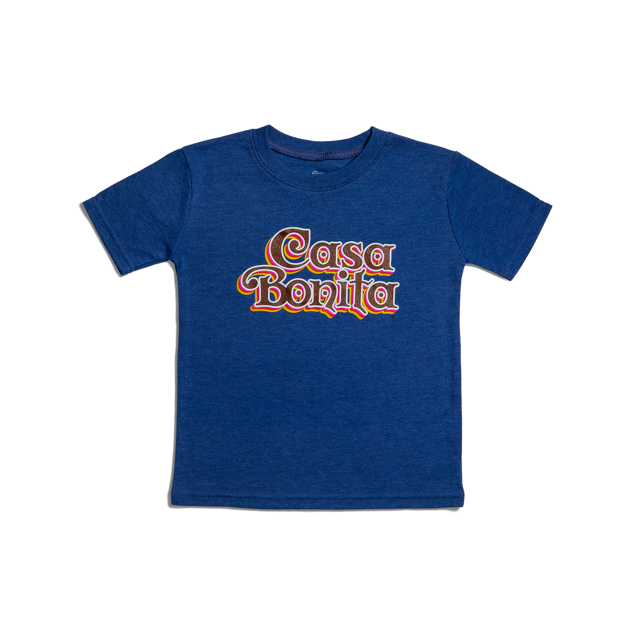 Casa Bonita Toddler Navy Tri Stack Logo T-Shirt