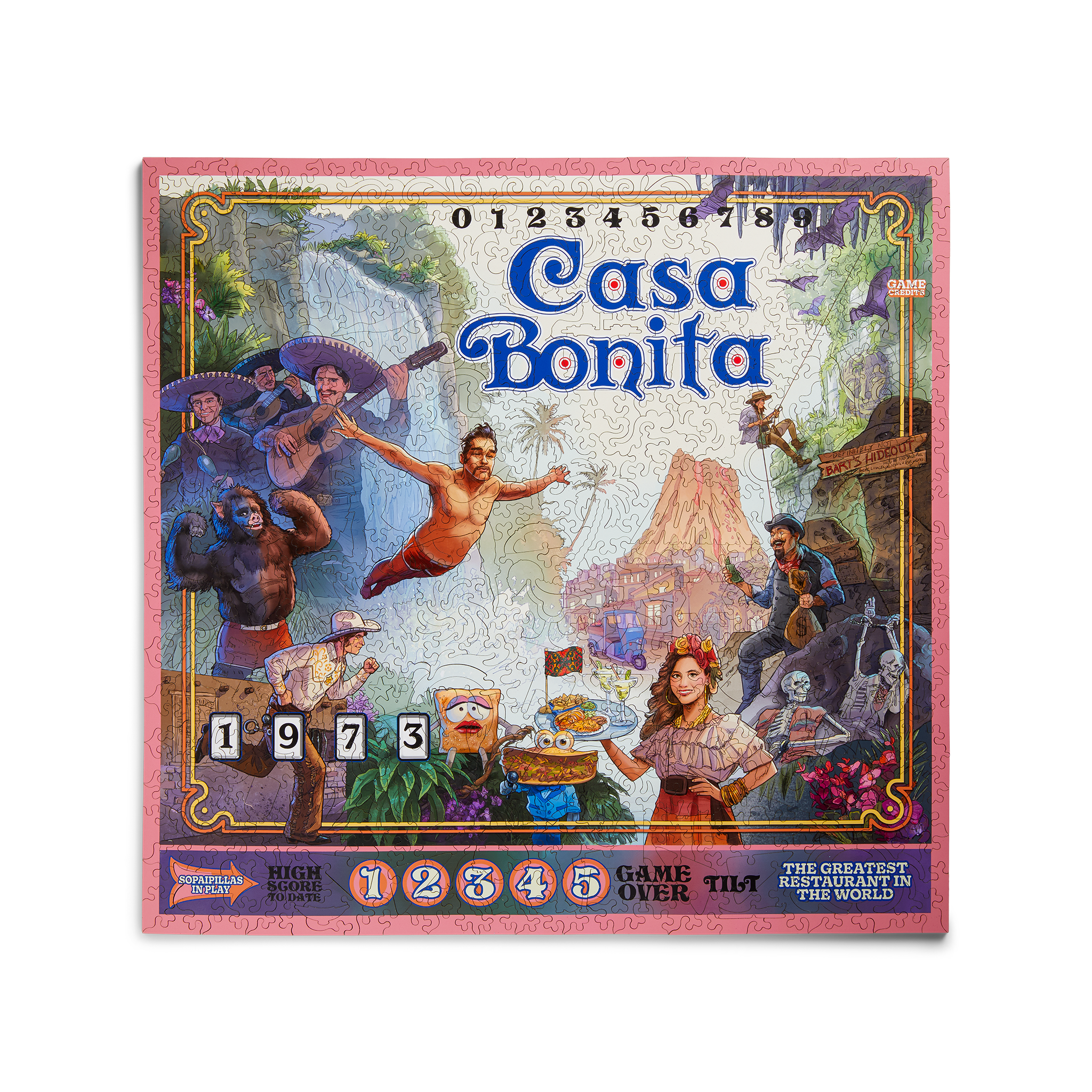 Casa Bonita The 1973 Pinball Collection Liberty Puzzle