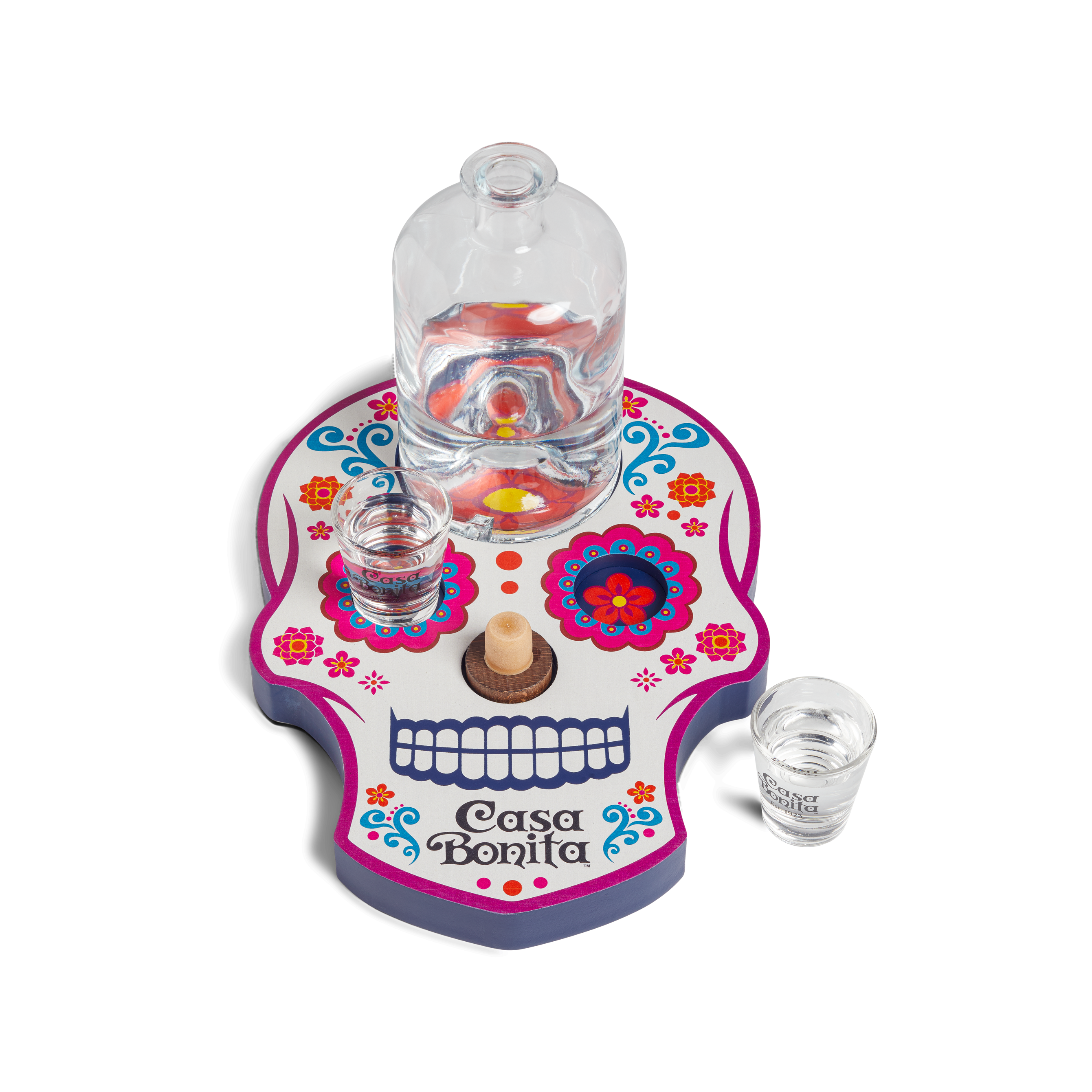 Casa Bonita Day of the Dead Shot Tray