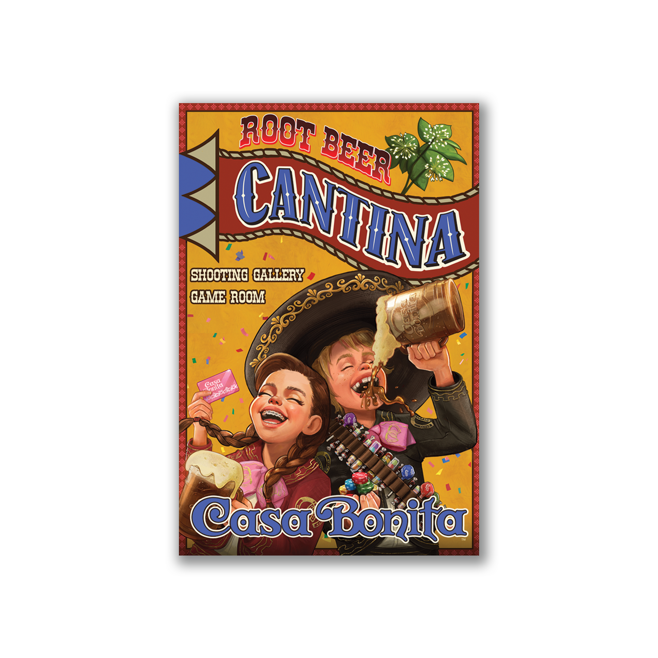 Casa Bonita Root Beer Cantina Sticker