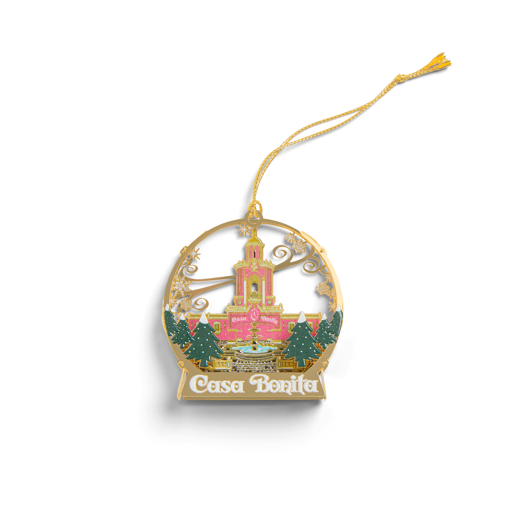 Casa Bonita 3D Tower Ornament