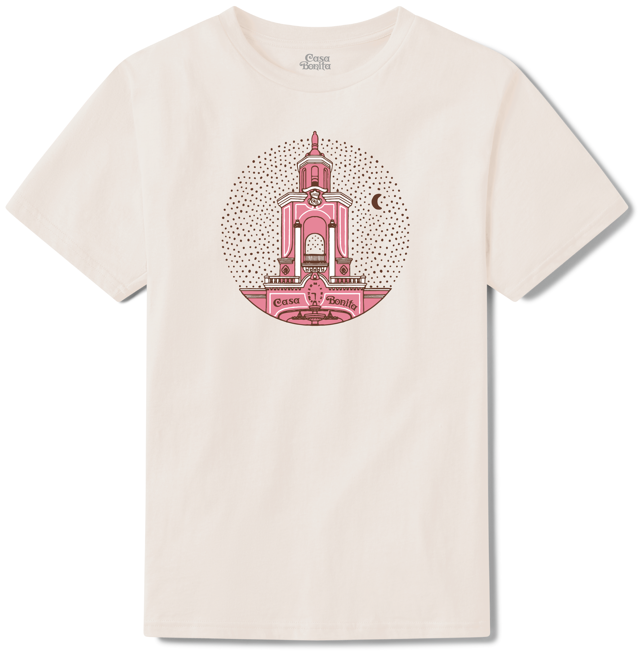 Casa Bonita Cream Twilight Tower T-Shirt