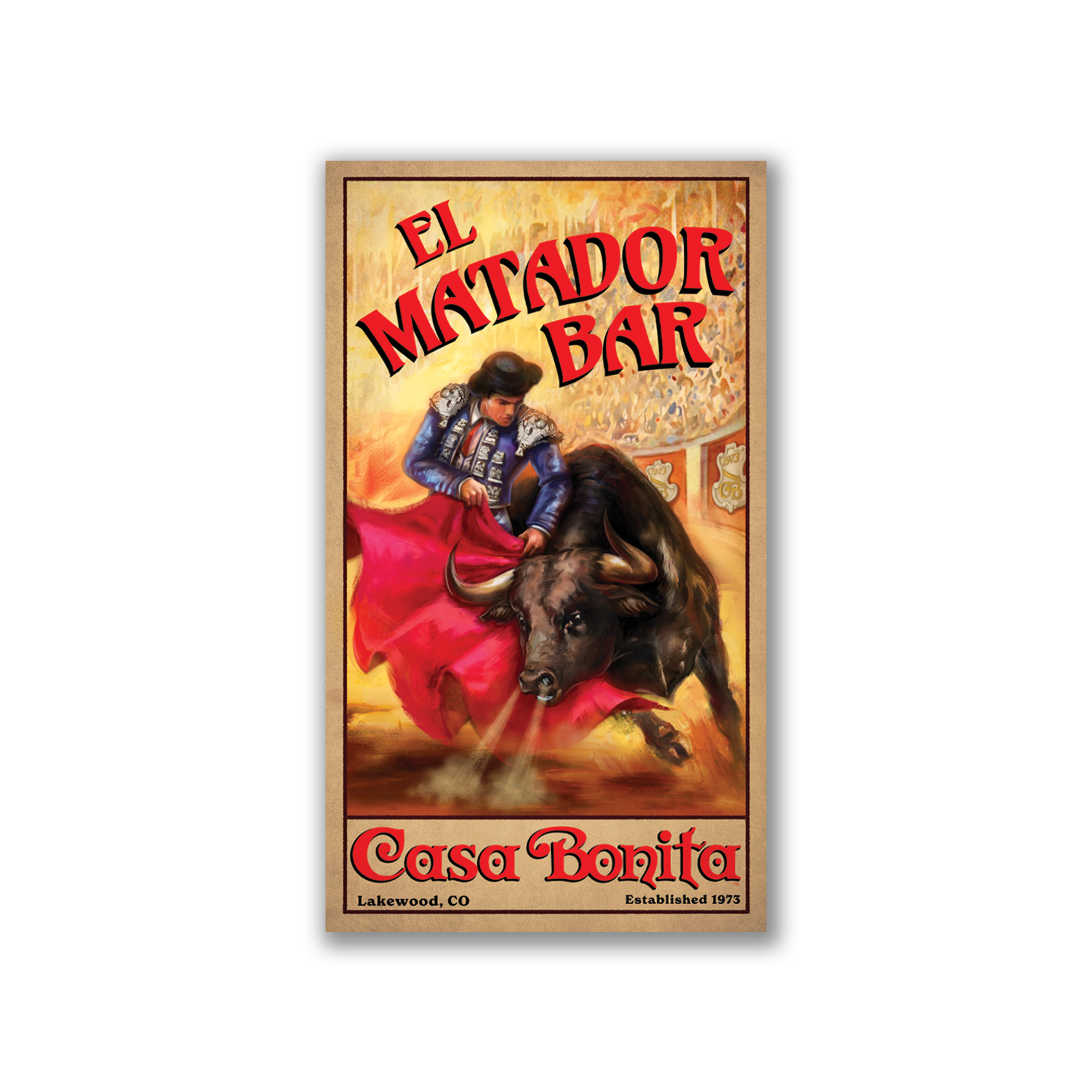 Casa Bonita El Matador Bar Sticker