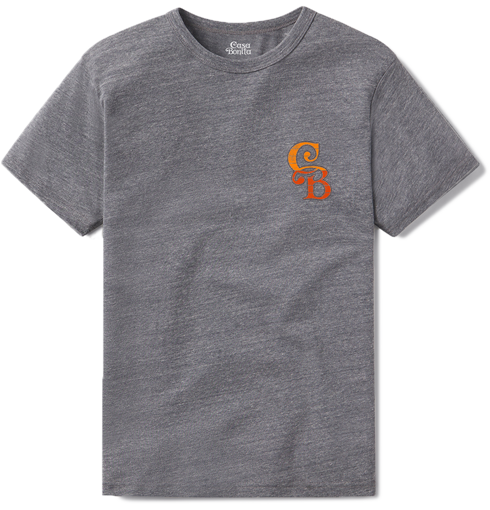 Casa Bonita Heather Gray Sunset Tower T-Shirt