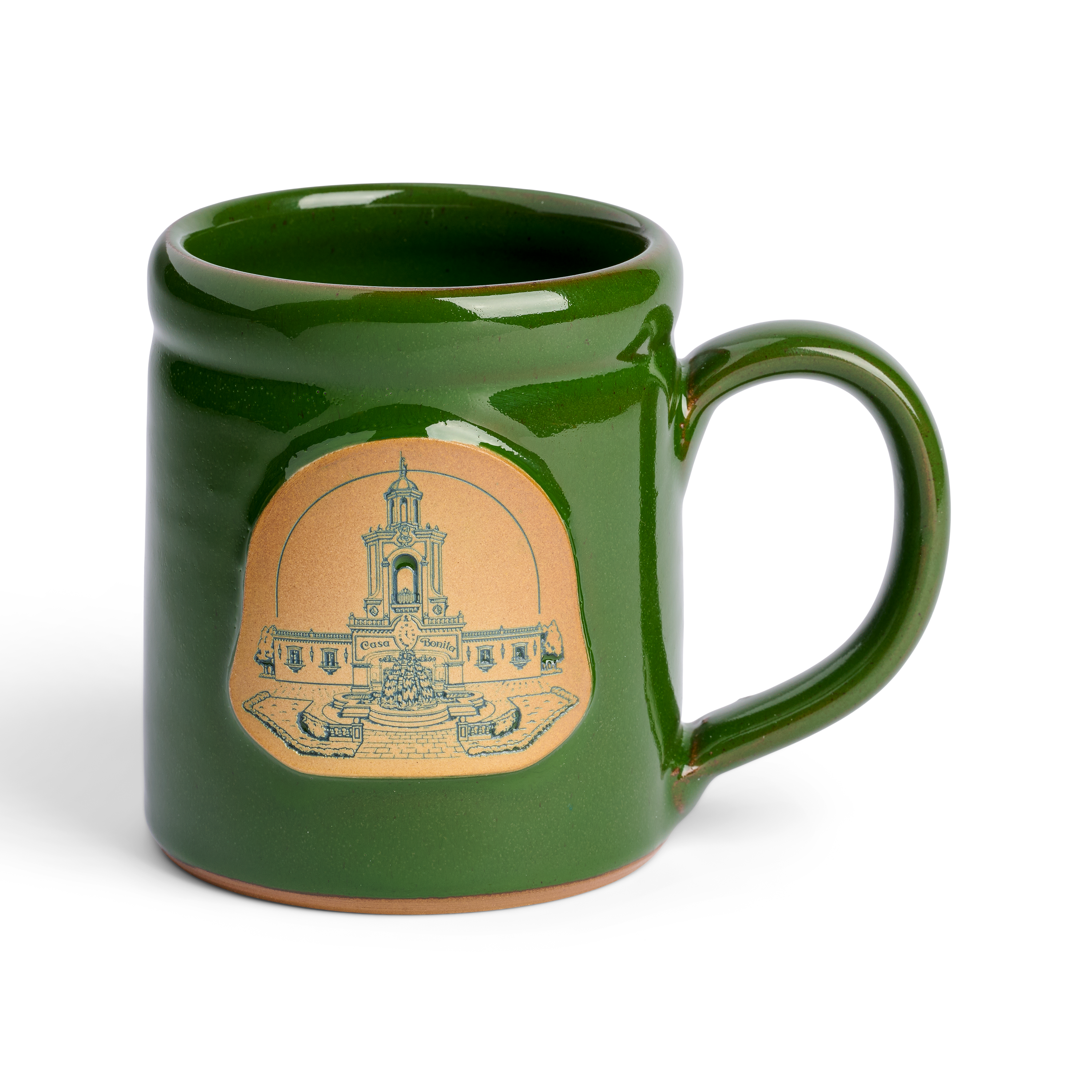 Casa Bonita Forest Green Landmark Tower Camper Mug