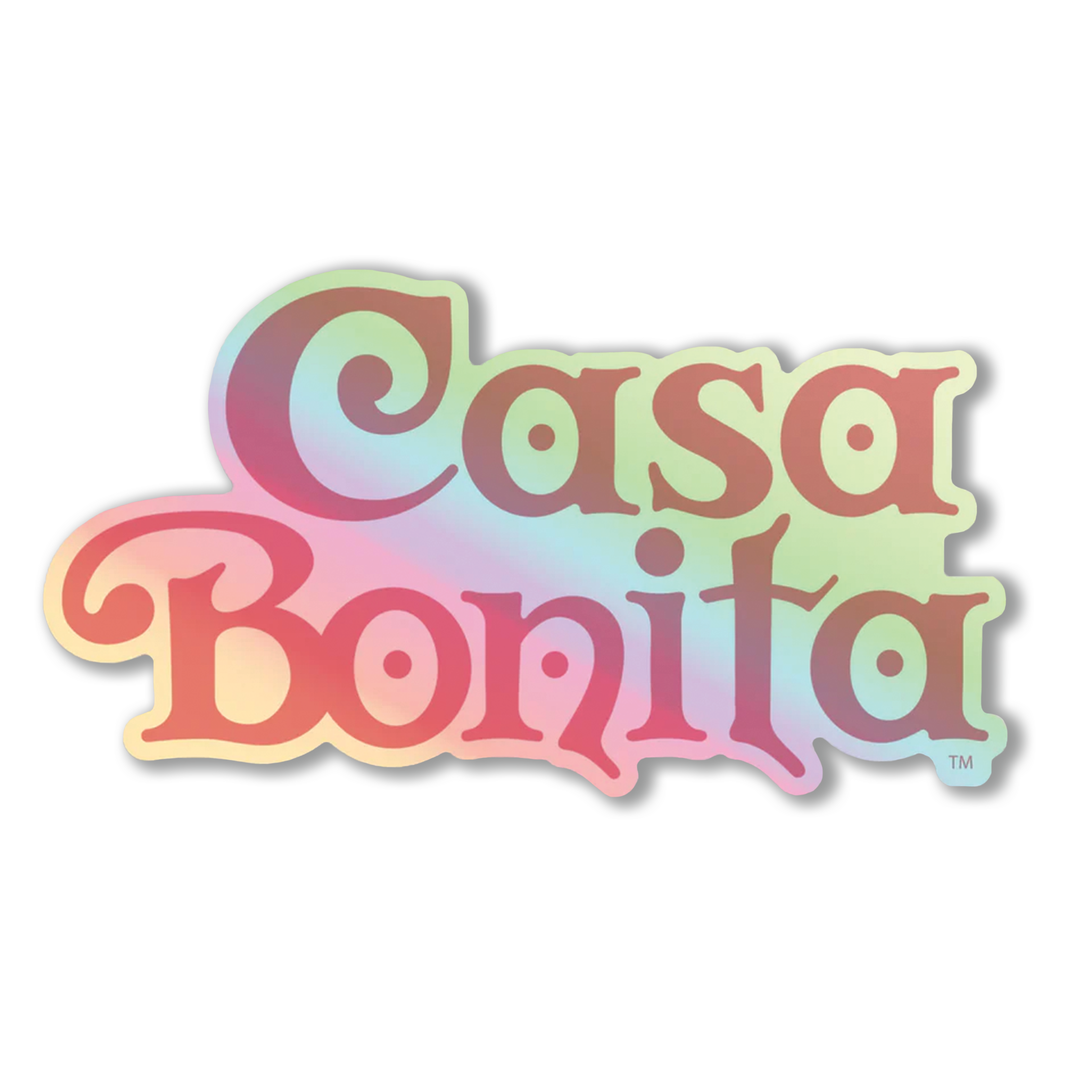 Casa Bonita Holographic Logo Sticker