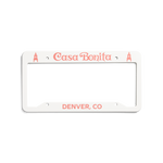 Casa Bonita License Plate Frame