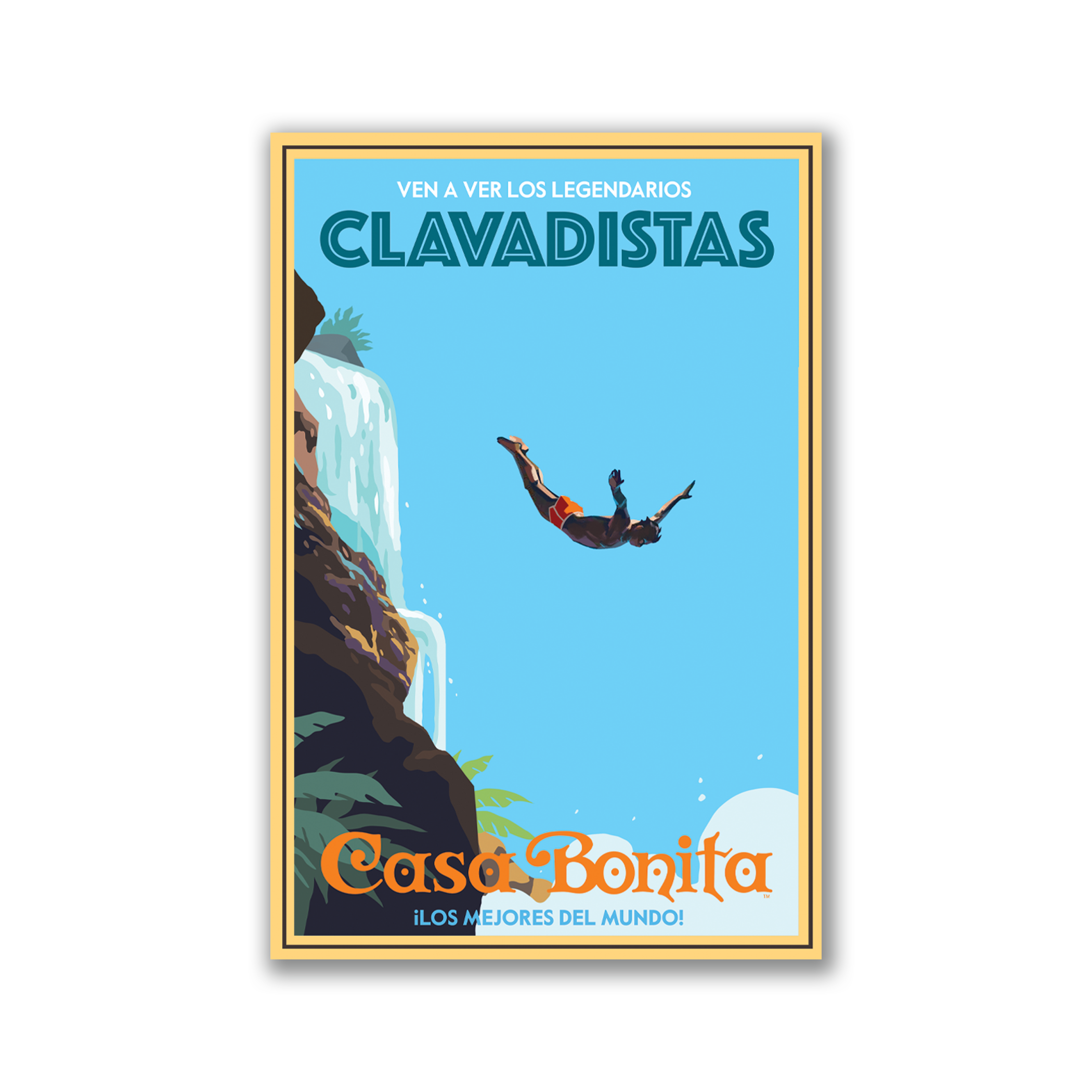 Casa Bonita Los Clavadistas Sticker