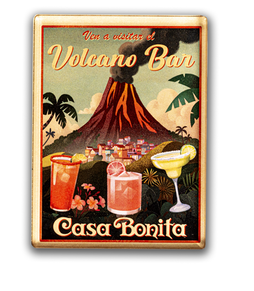Casa Bonita Volcano Bar Magnet