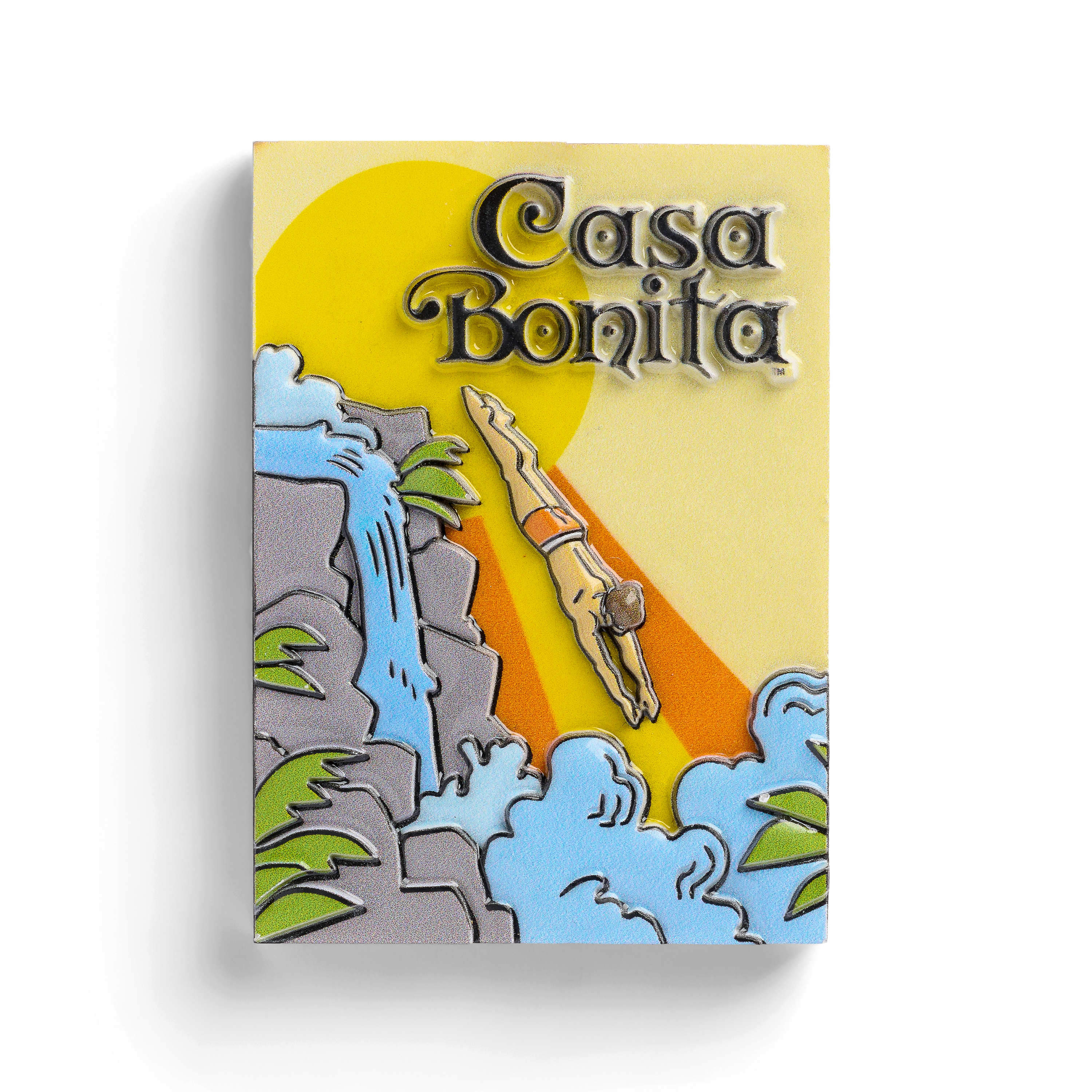 Casa Bonita Retro Diver Magnet