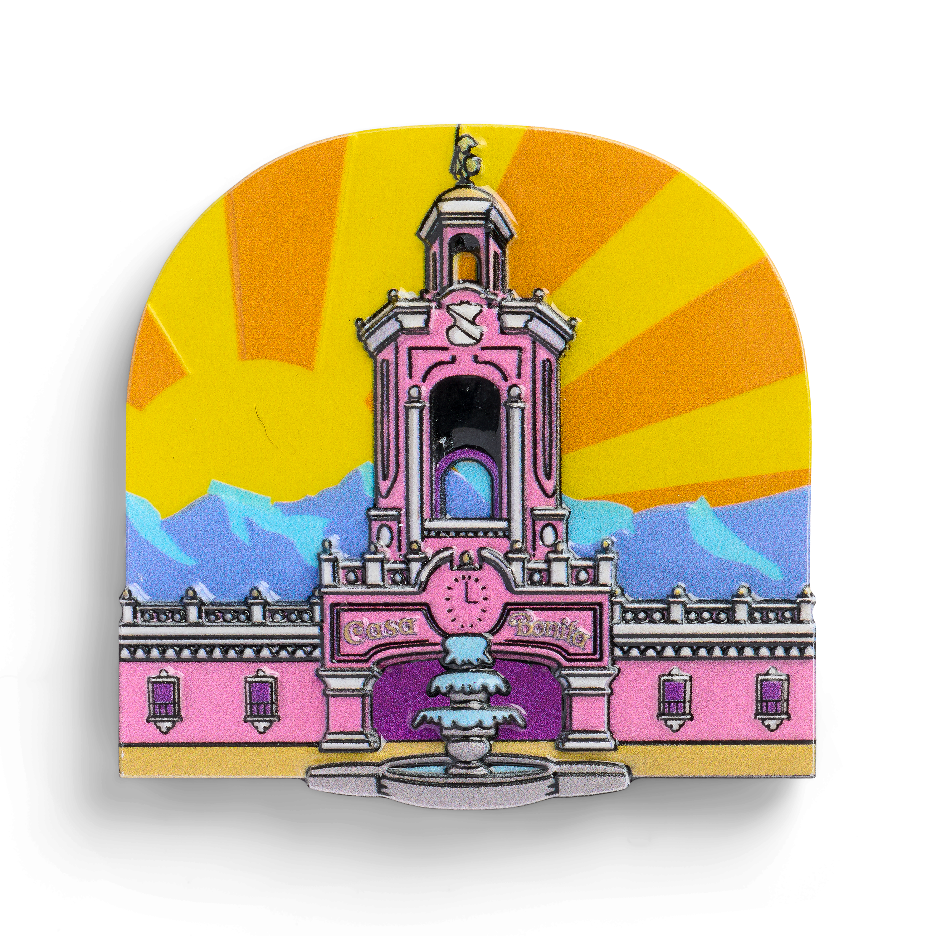 Casa Bonita Retro Tower Magnet