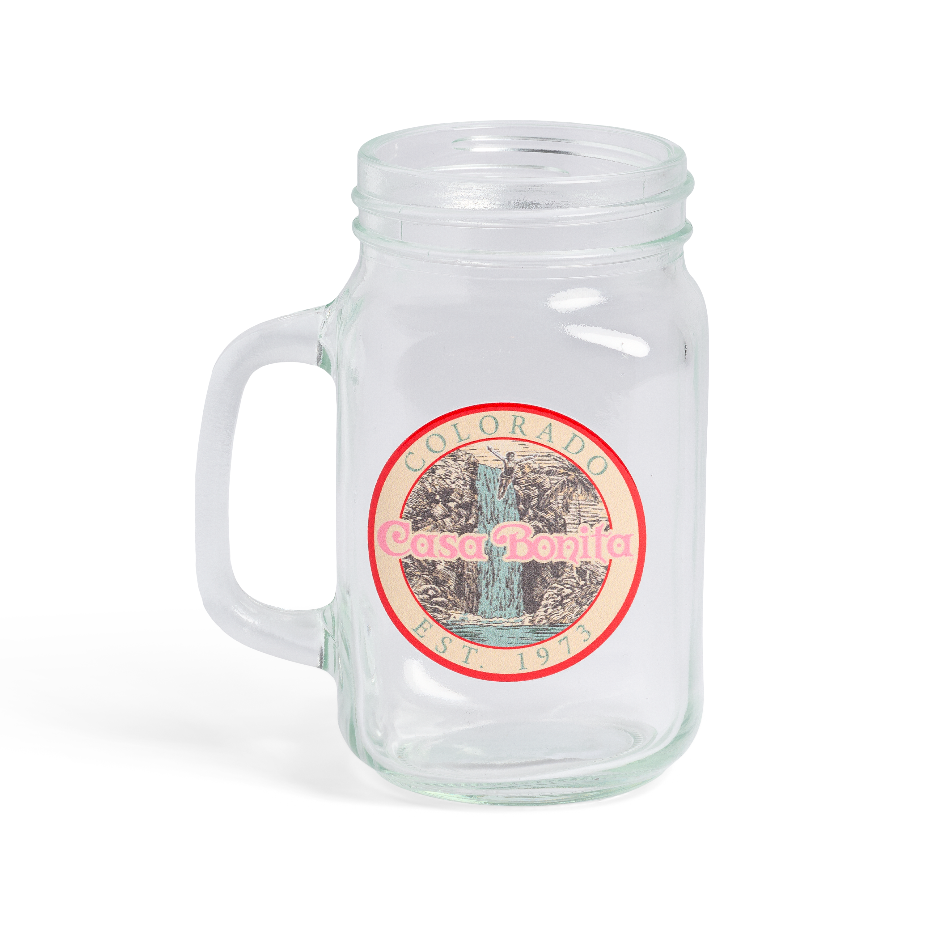 Casa Bonita Vintage Waterfall Mason Jar Mug
