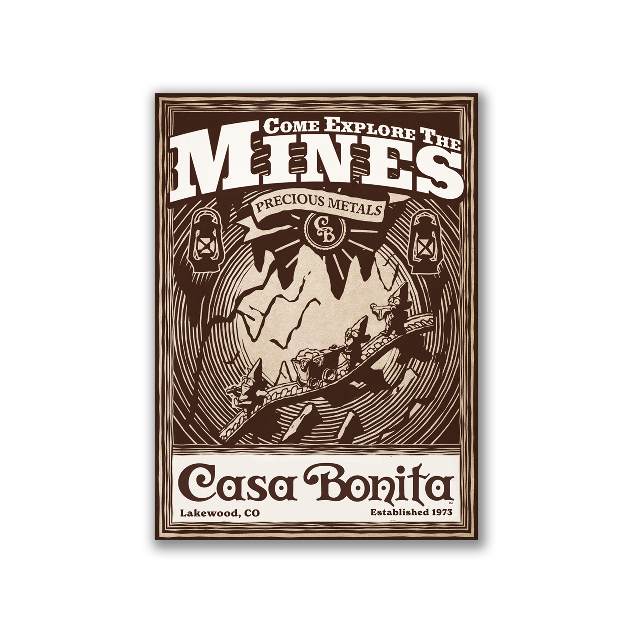 Casa Bonita Explore the Mines Sticker