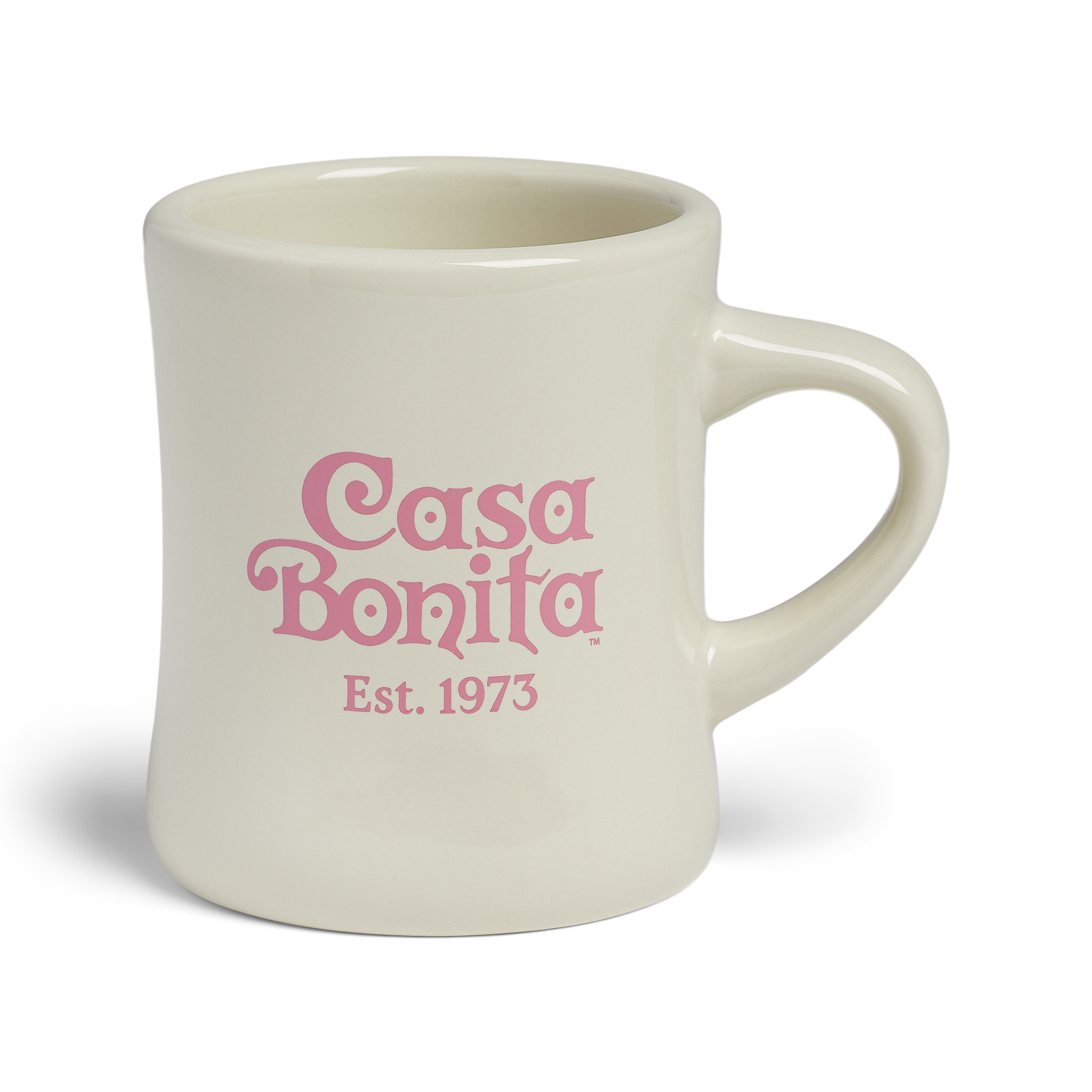 Casa Bonita Pink Est Logo Diner Mug