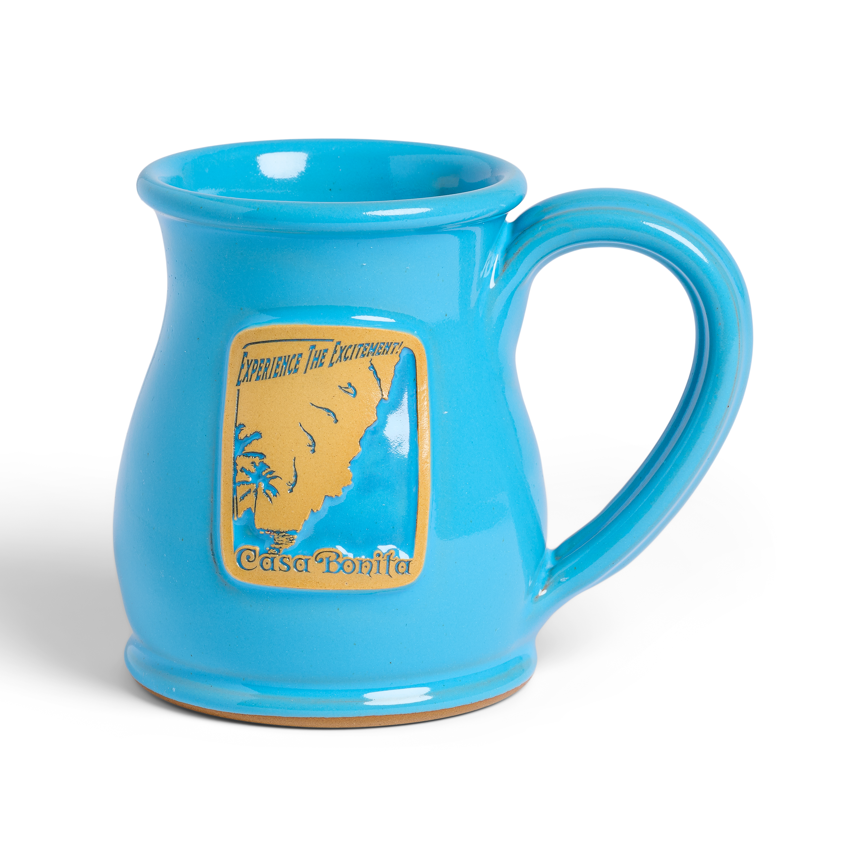 Casa Bonita Blue Acapulco Diver Tall Belly Mug