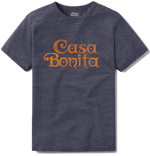 Casa Bonita Navy Distressed Logo T-Shirt