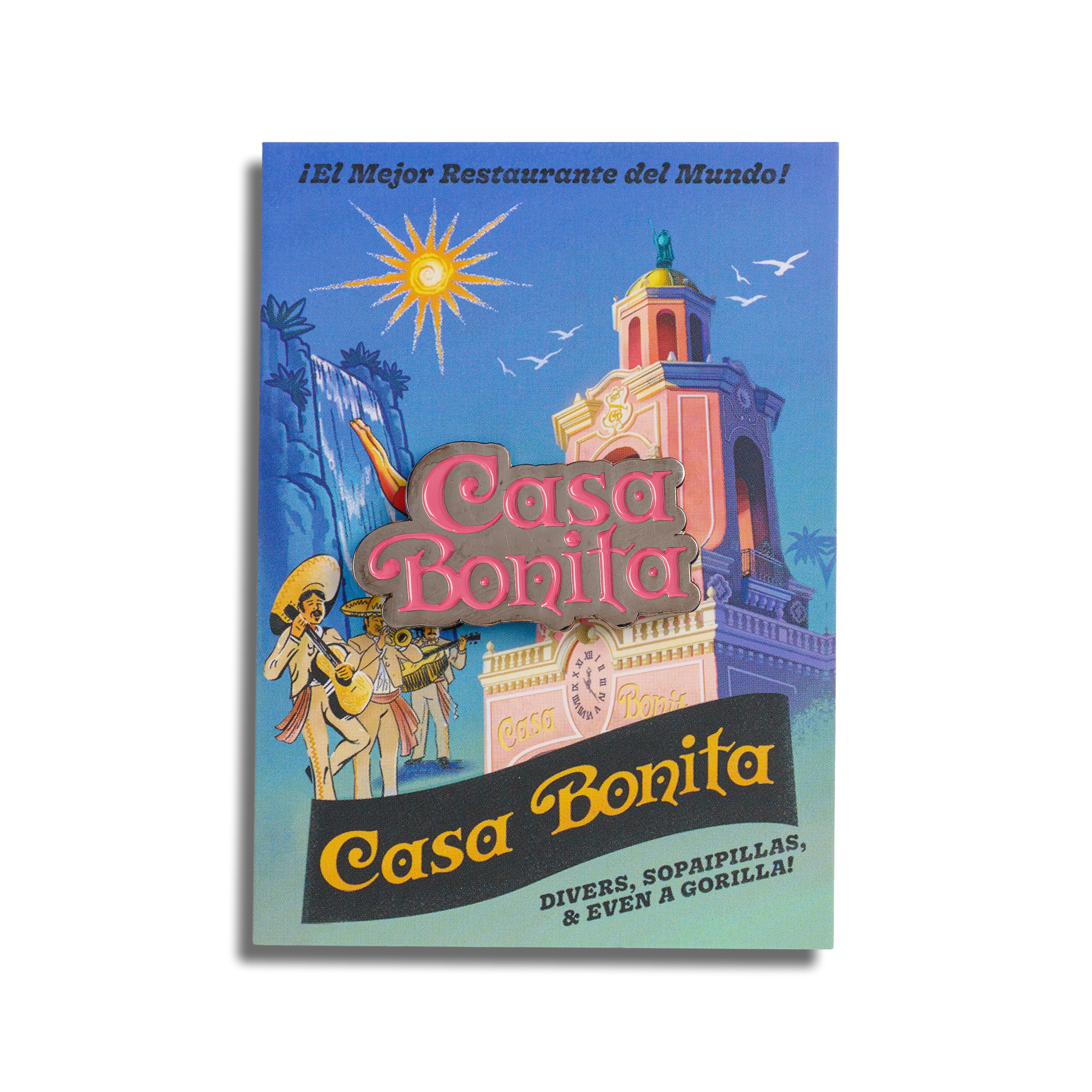 Casa Bonita Logo Enamel Pin