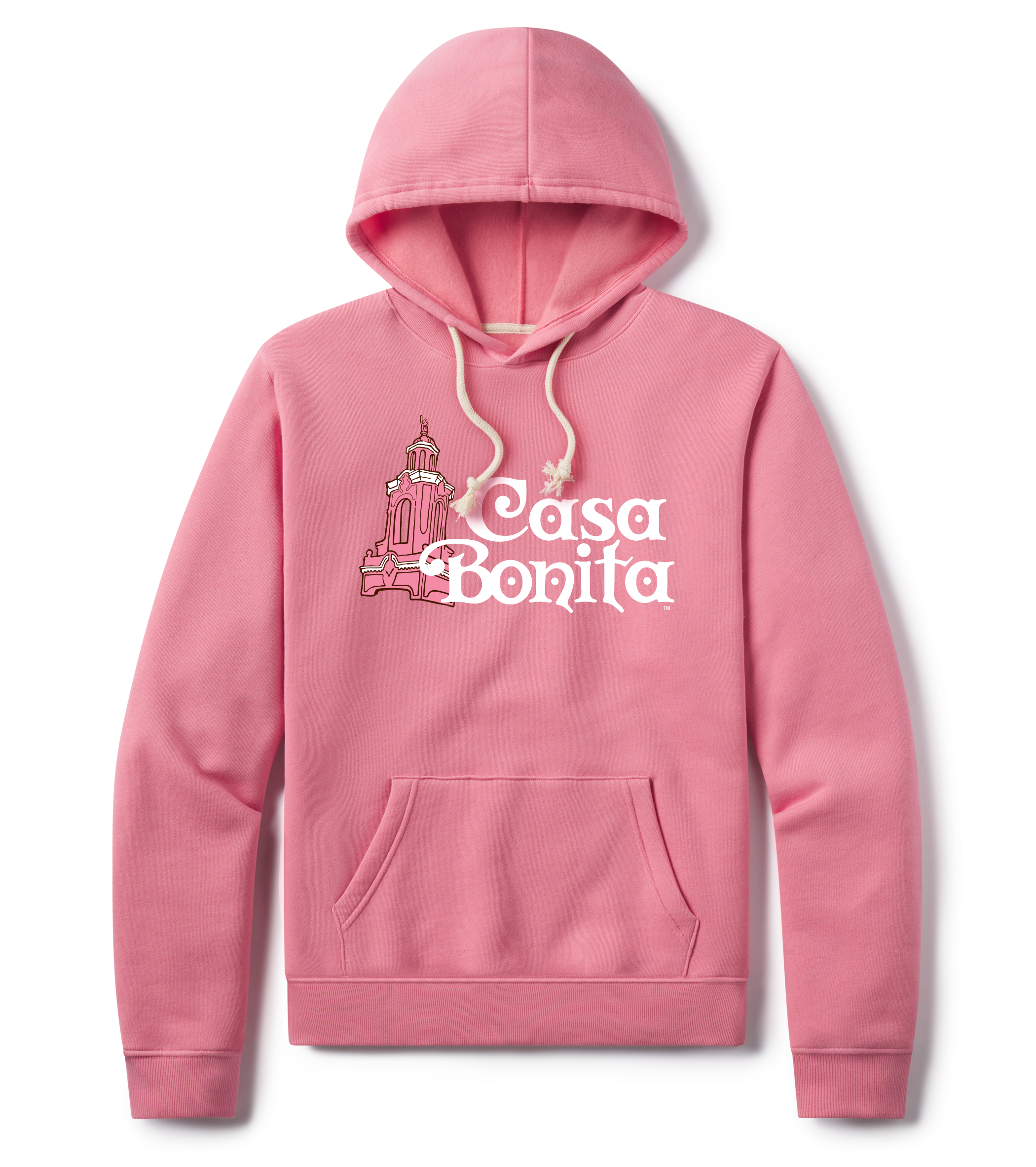 Casa Bonita Pink Tower Logo Hoodie 