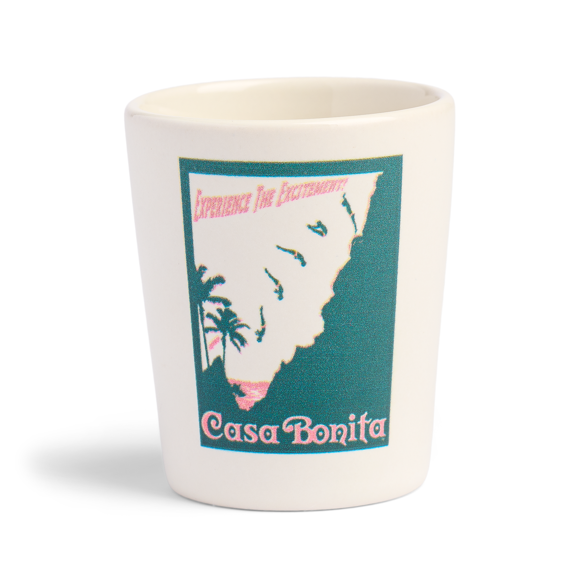 Casa Bonita Oatmeal Acapulco Diver Matte Shot Glass