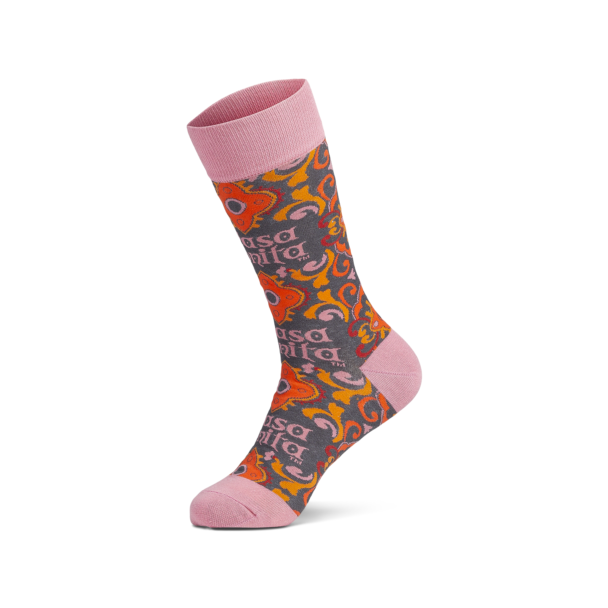 Casa Bonita Knit Sopaipilla Flag Socks