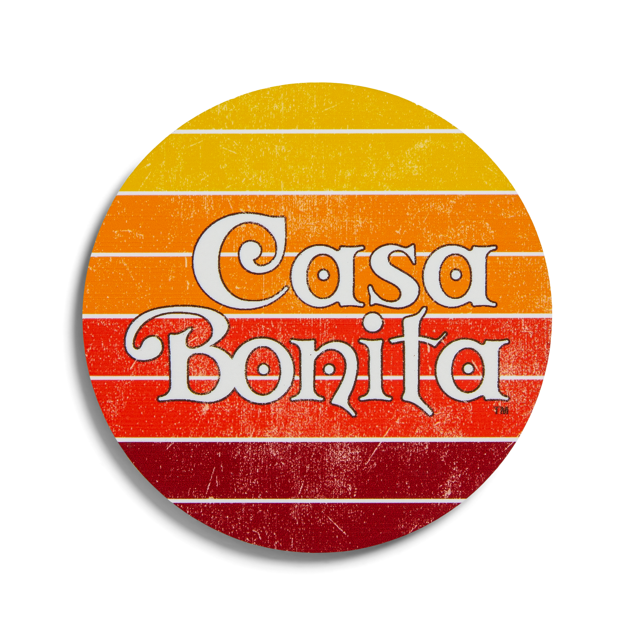 Casa Bonita Sunset Circle Cork Coaster