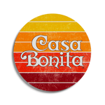 Casa Bonita Sunset Circle Cork Coaster