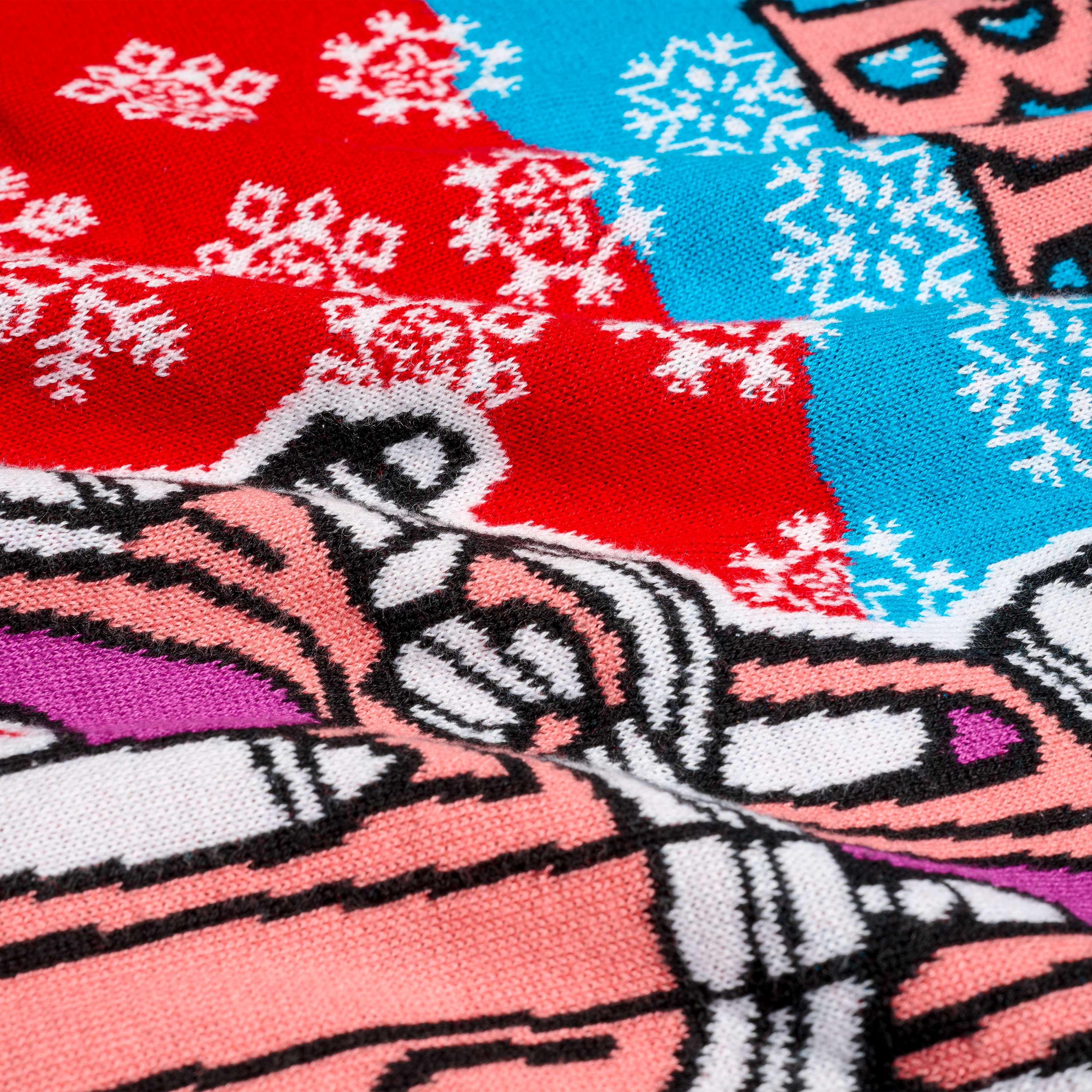 Casa Bonita Snowy Tower Ugly Christmas Sweater