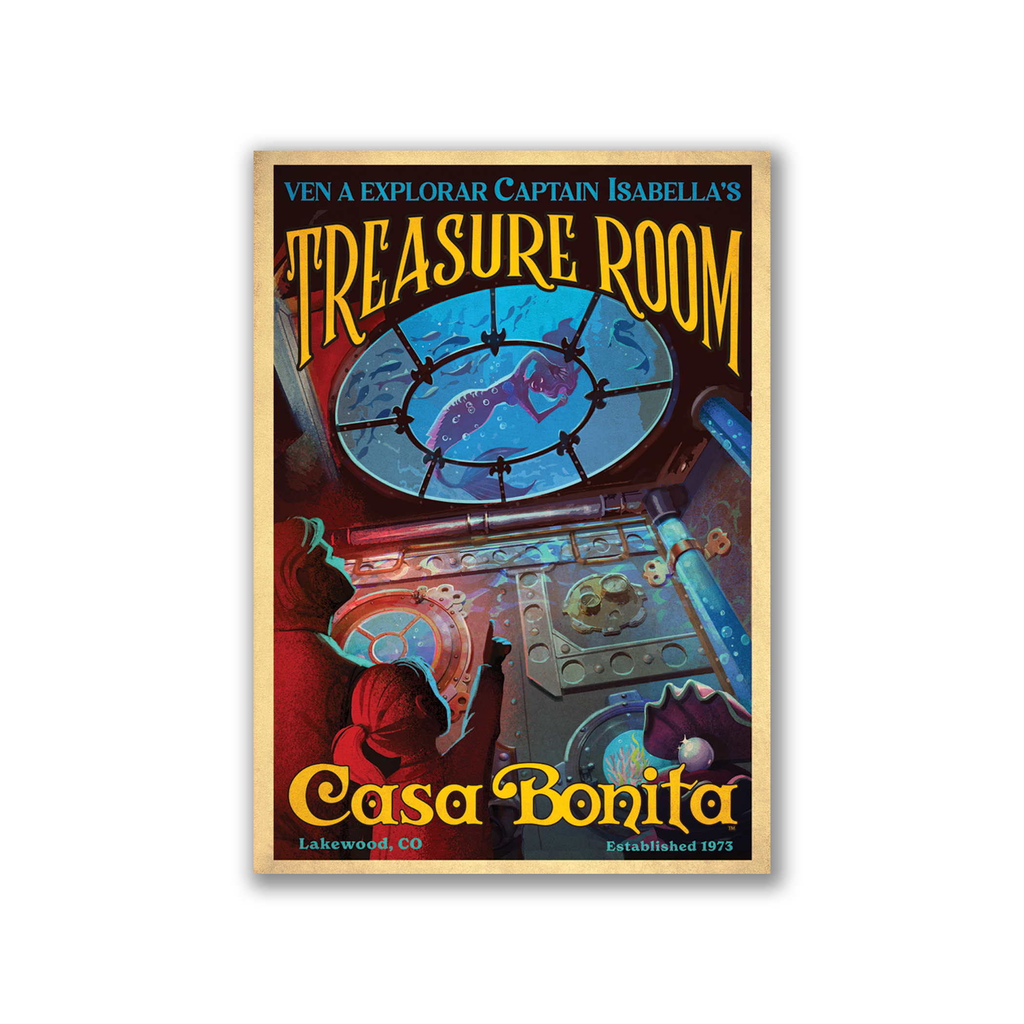 Casa Bonita Captain Isabella's Treasure Room Sticker