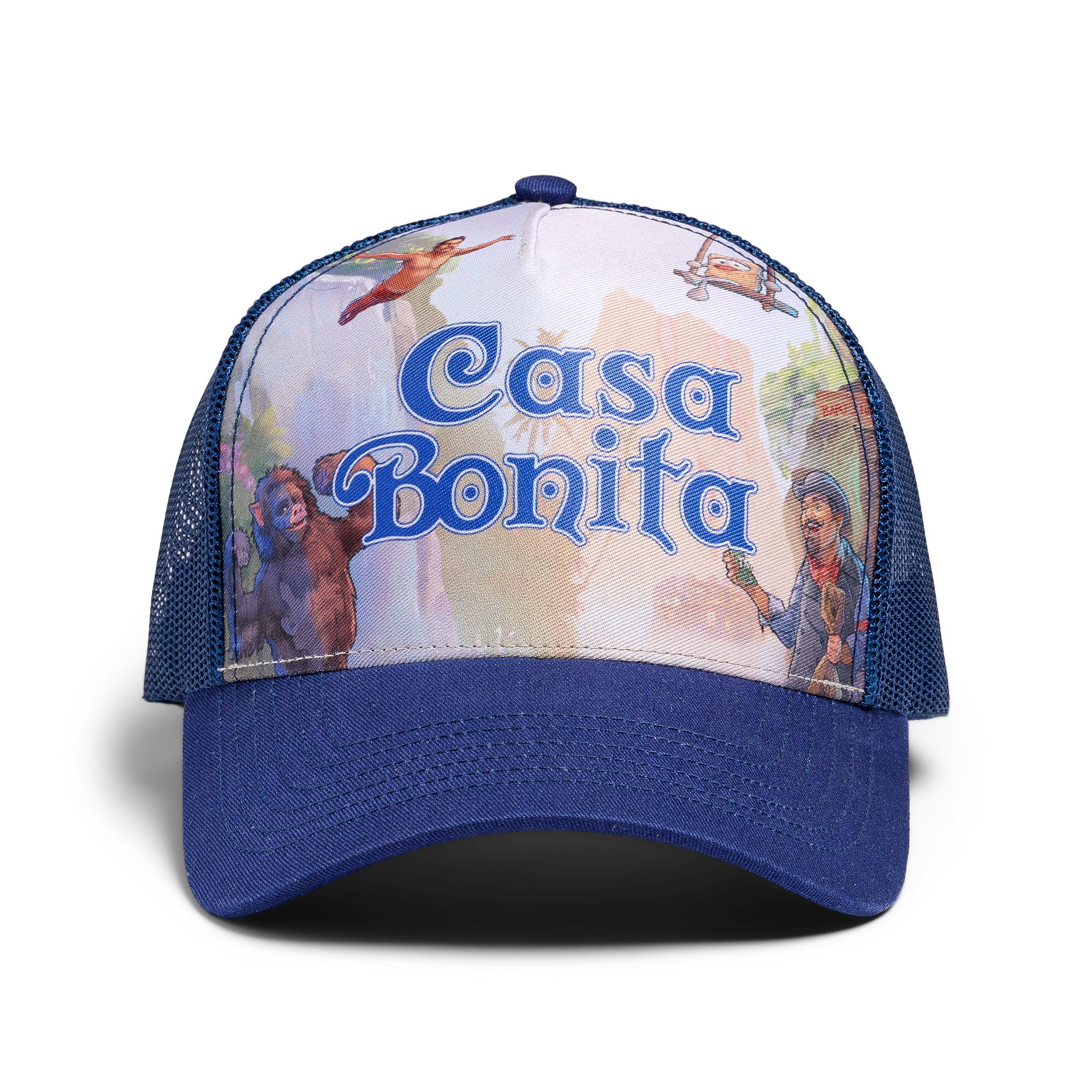 Casa Bonita Navy Mi Amor Trucker Hat