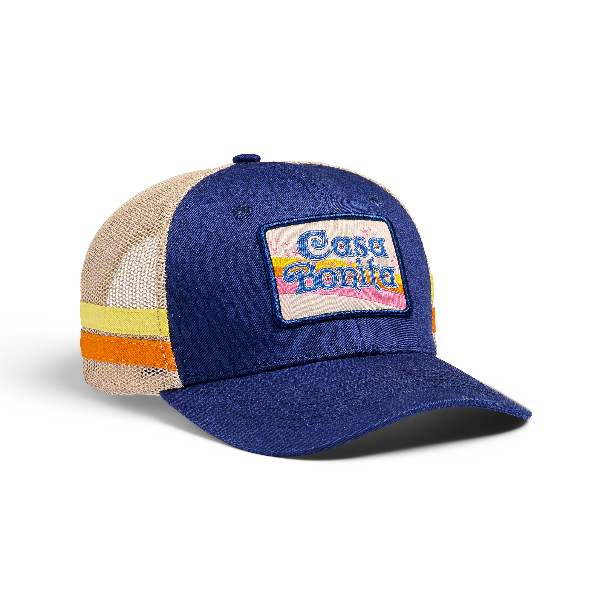 Casa Bonita Navy Badge Mid Crown Hat