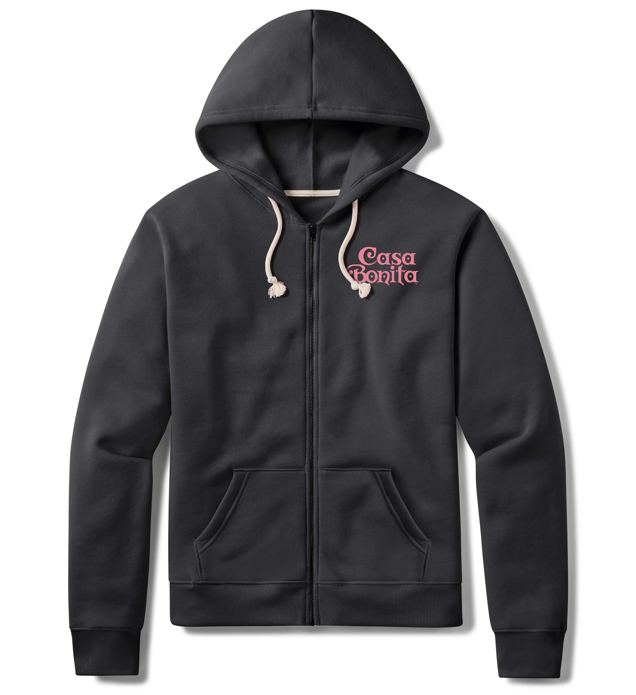 Casa Bonita Black Landmark Tower Full Zip Hoodie