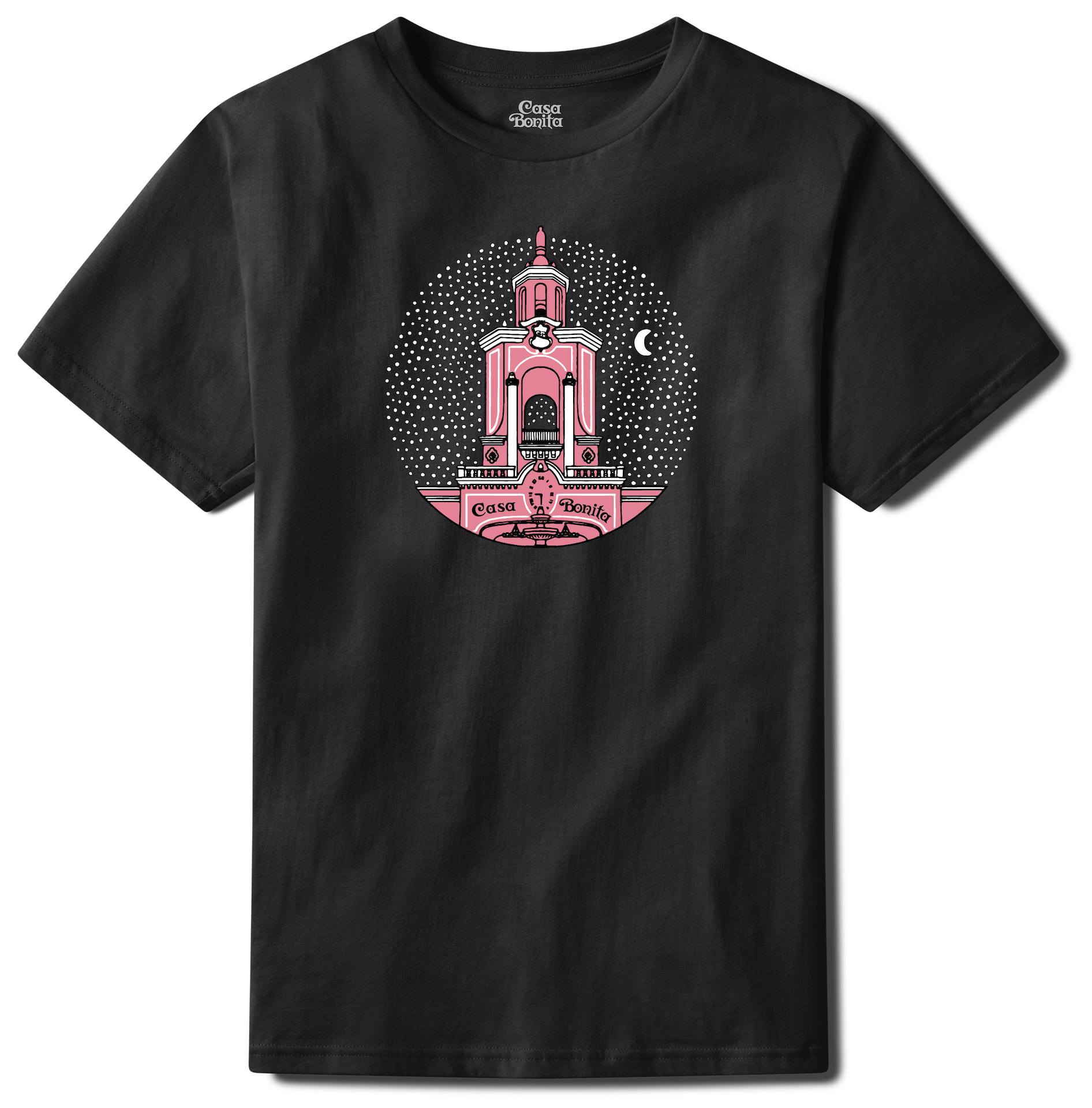 Casa Bonita Black Twilight Tower T-Shirt